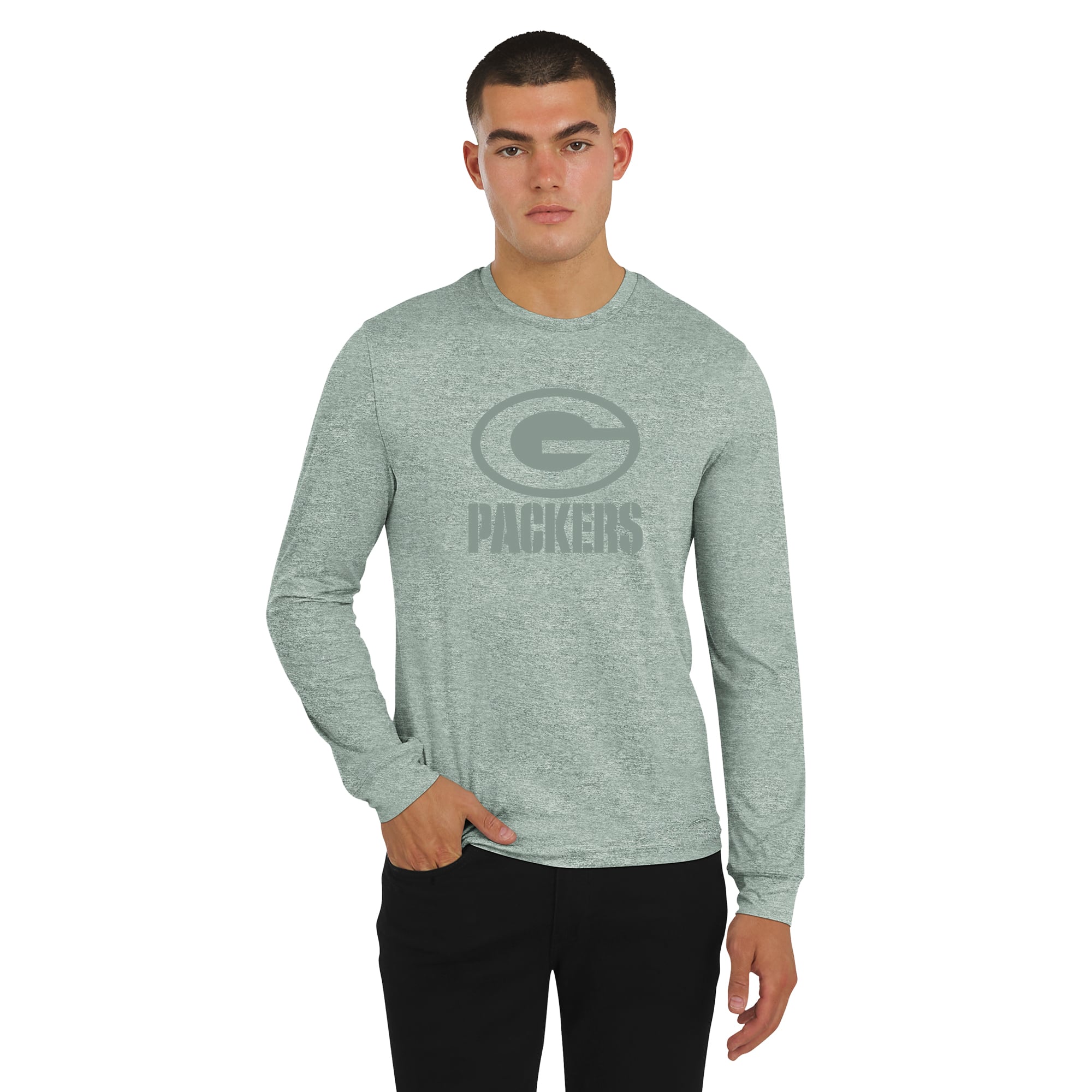 T-shirt à manches longues pour homme J. Palmer Green Bay Packers Four Down