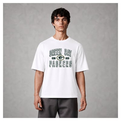 Green Bay Packers Levelwear Luxe Moment Stronghold Knit T-Shirt - White