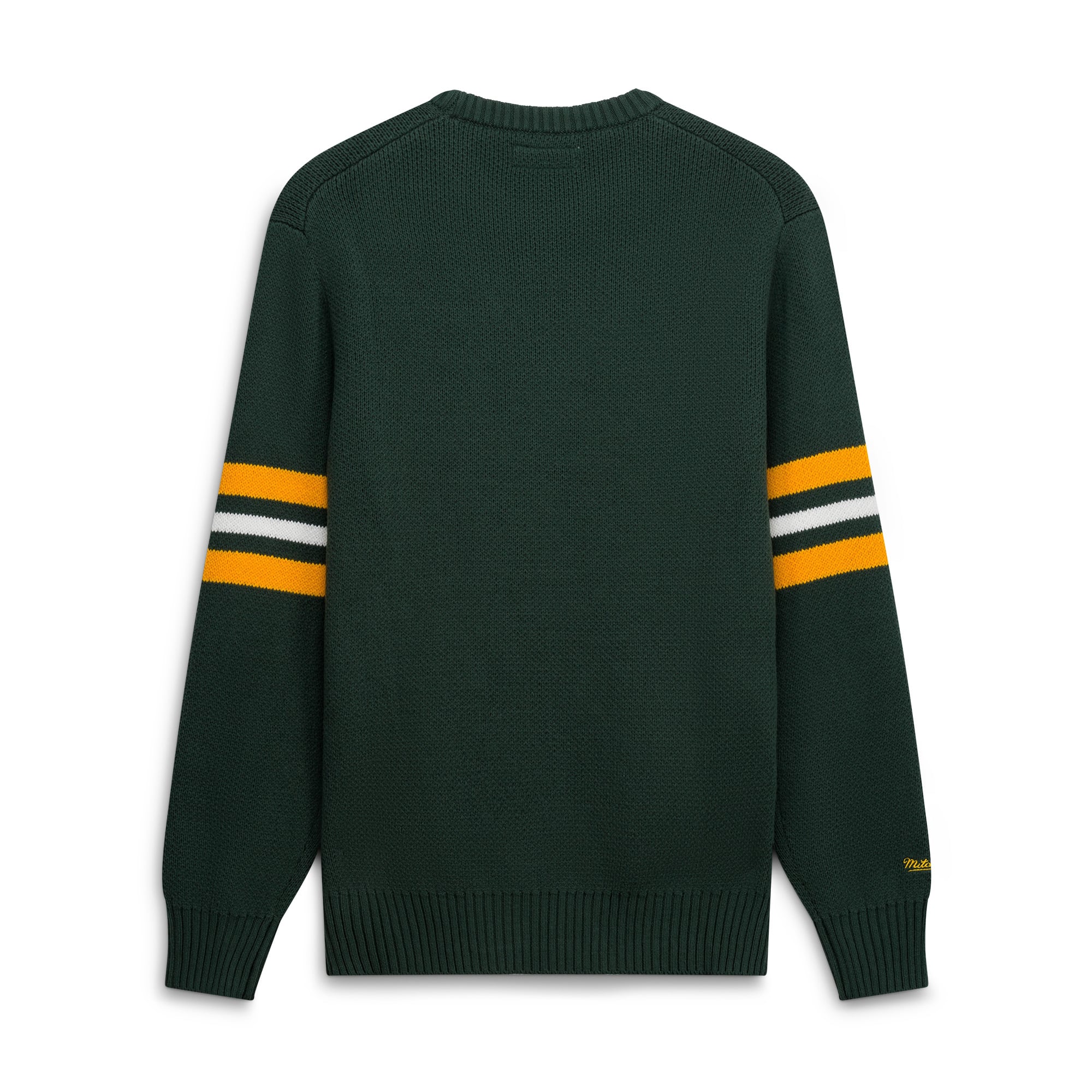Pull Mitchell & Ness vert pour homme, modèle entraîneur-chef des Green Bay Packers