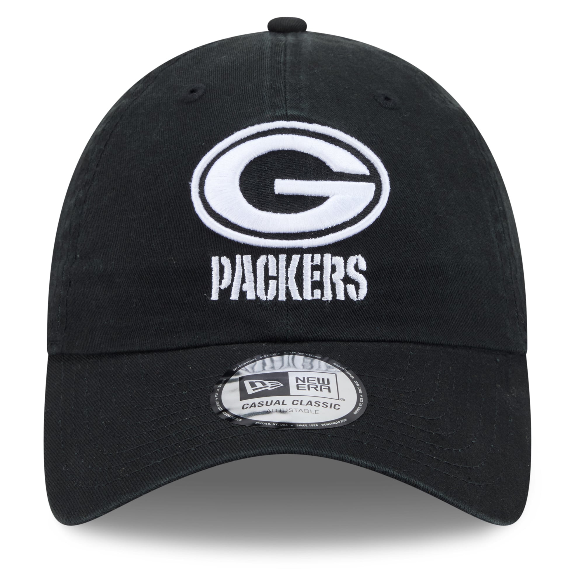 Men's New Era Black Green Bay Packers 2026 NFL Crucial Catch Casual Classic Adjustable Hat