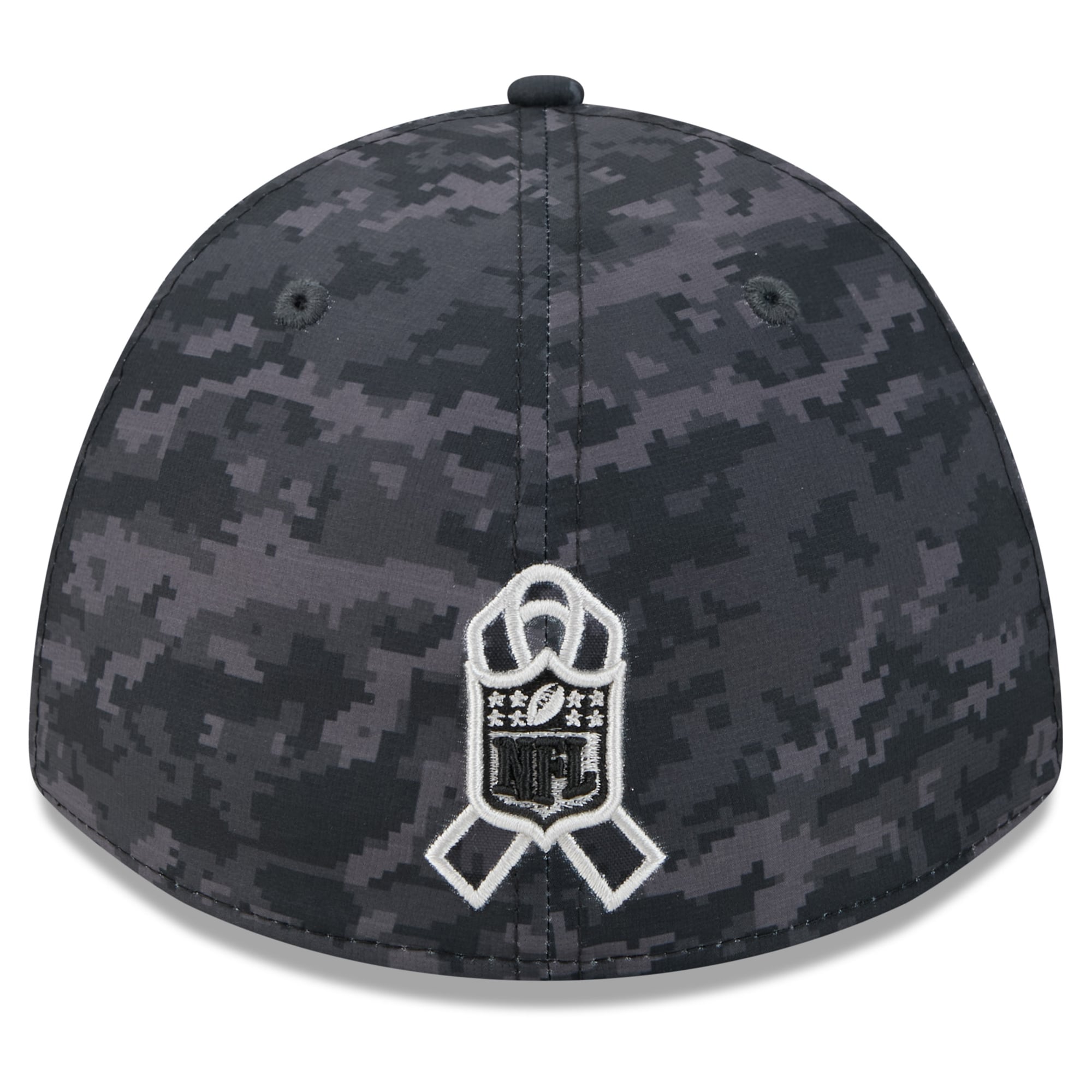 Casquette extensible New Era Green Bay Packers 2026 Salute To Service 39THIRTY M-Crown noire pour homme