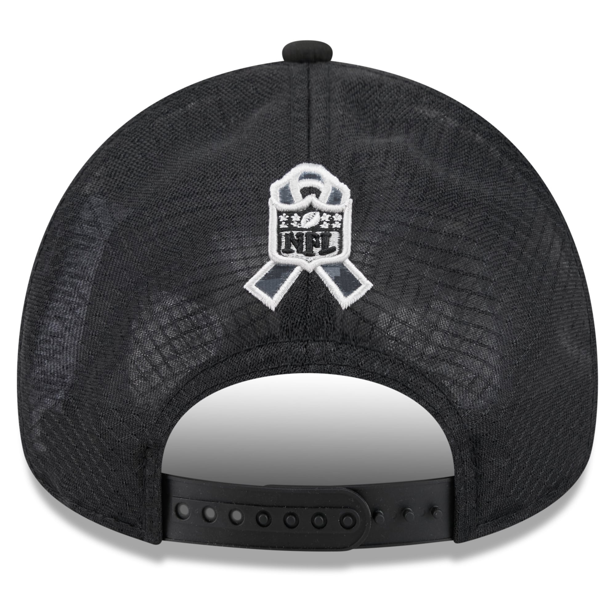 Casquette trucker ajustable New Era Apex 9FORTY noire Green Bay Packers 2026 Salute To Service pour homme