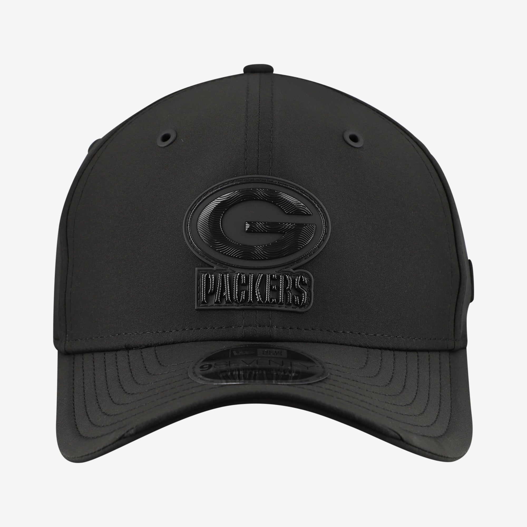 Men's New Era Black Green Bay Packers 2026 Sideline 9SEVENTY Adjustable Hat