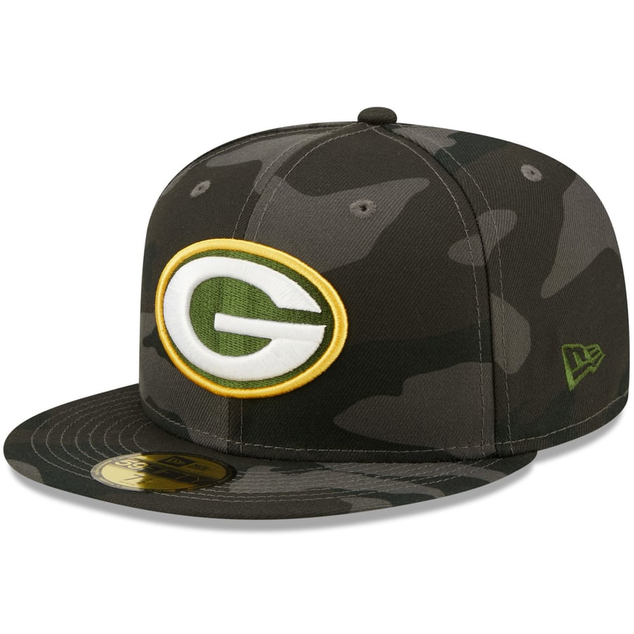 Packers Camo Logo Green Bay Packers New Era Camo Wordmark T Shirt