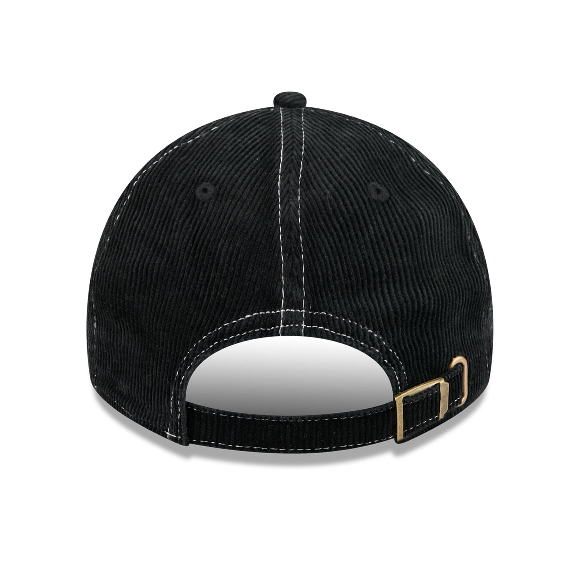 Casquette New Era noire pour homme, Green Bay Packers, en velours côtelé, style classique décontracté et ajustable