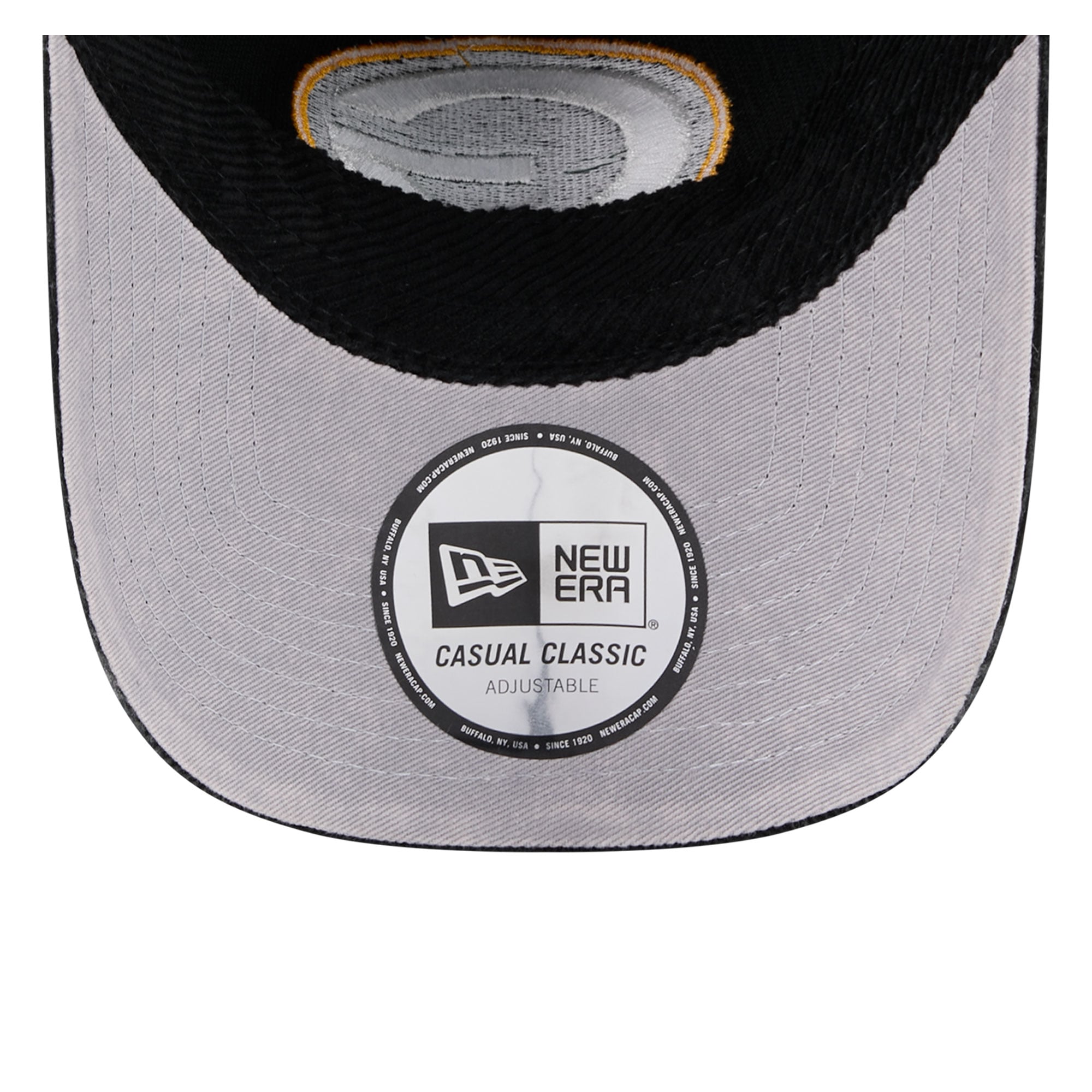 Casquette New Era noire pour homme, Green Bay Packers, en velours côtelé, style classique décontracté et ajustable