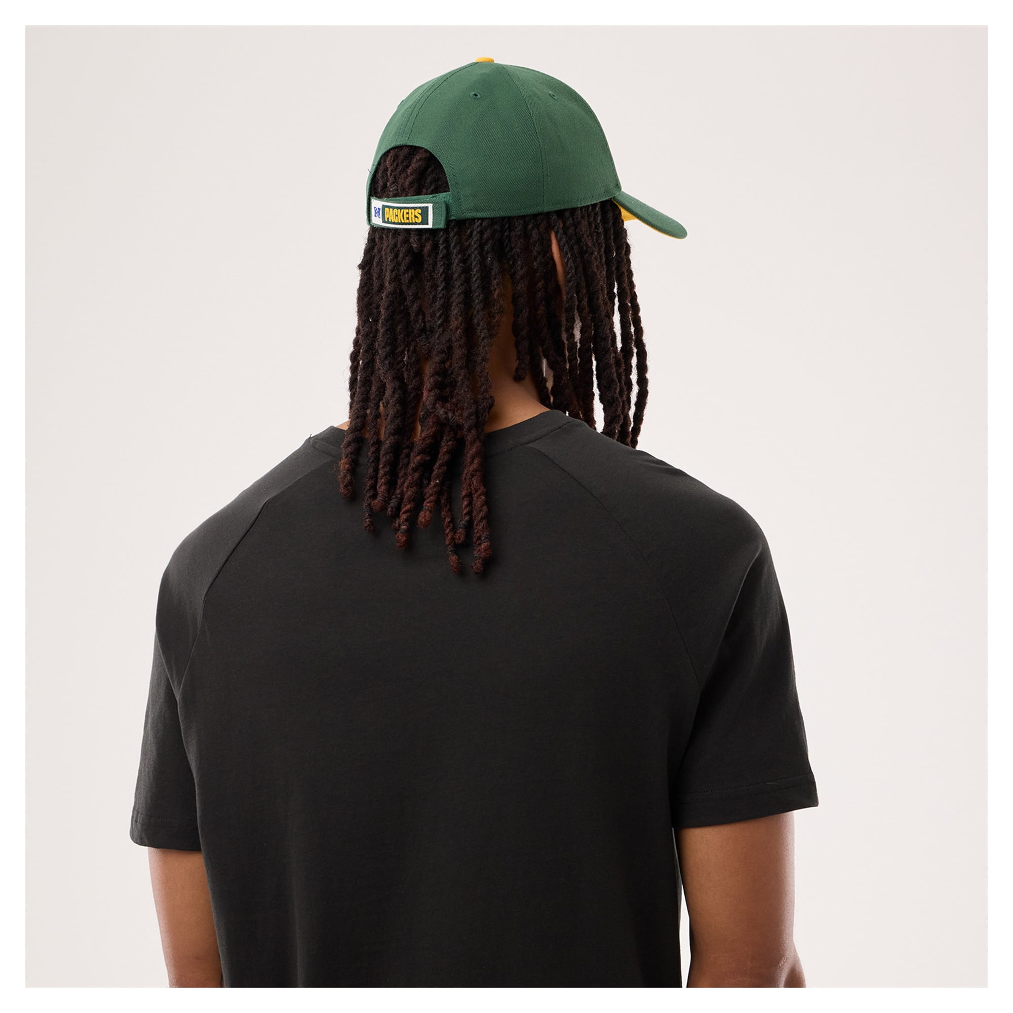 Men's New Era Black Green Bay Packers Functional Fandom T-Shirt