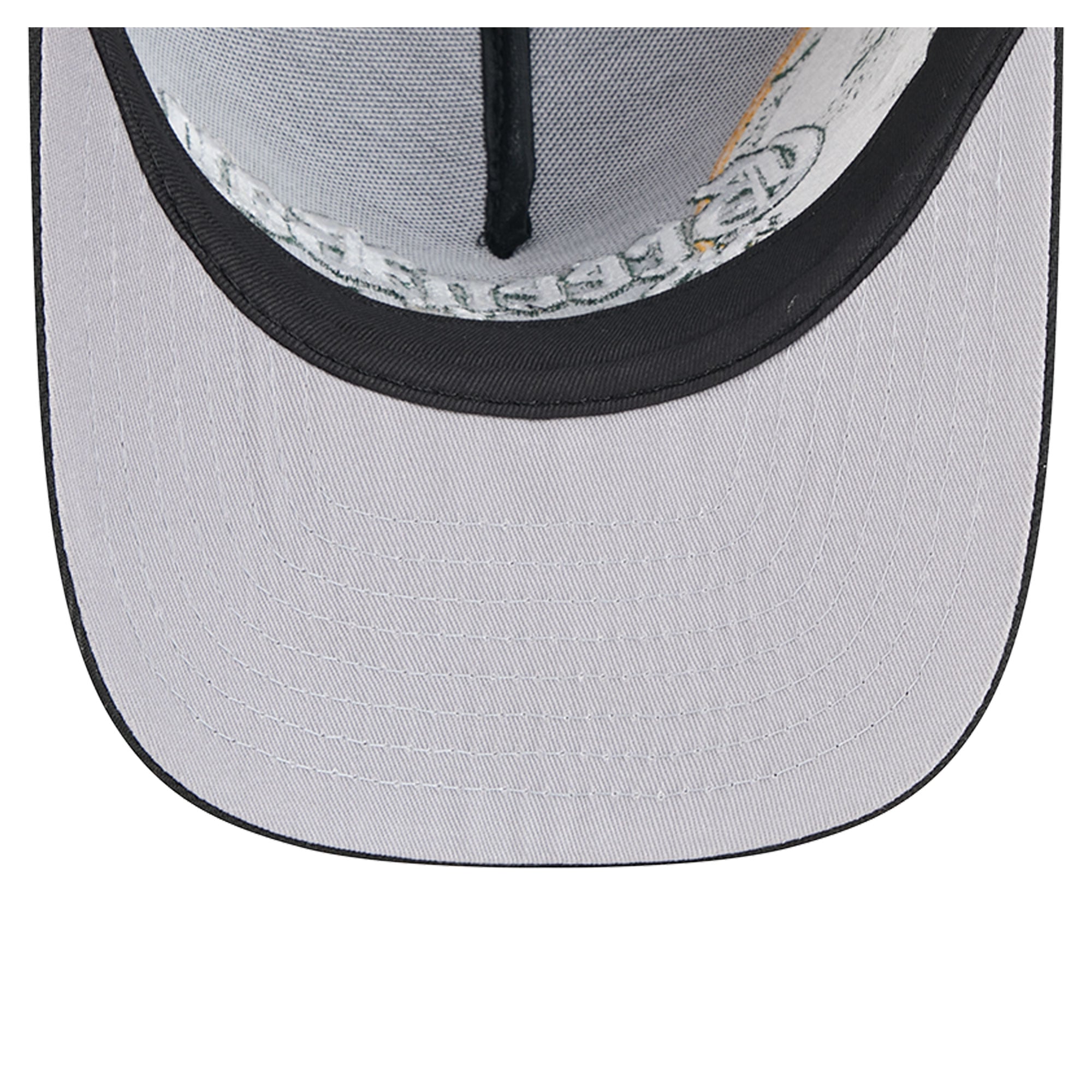 Men's New Era Black Green Bay Packers Proud A-Frame 9FIFTY Snapback Hat