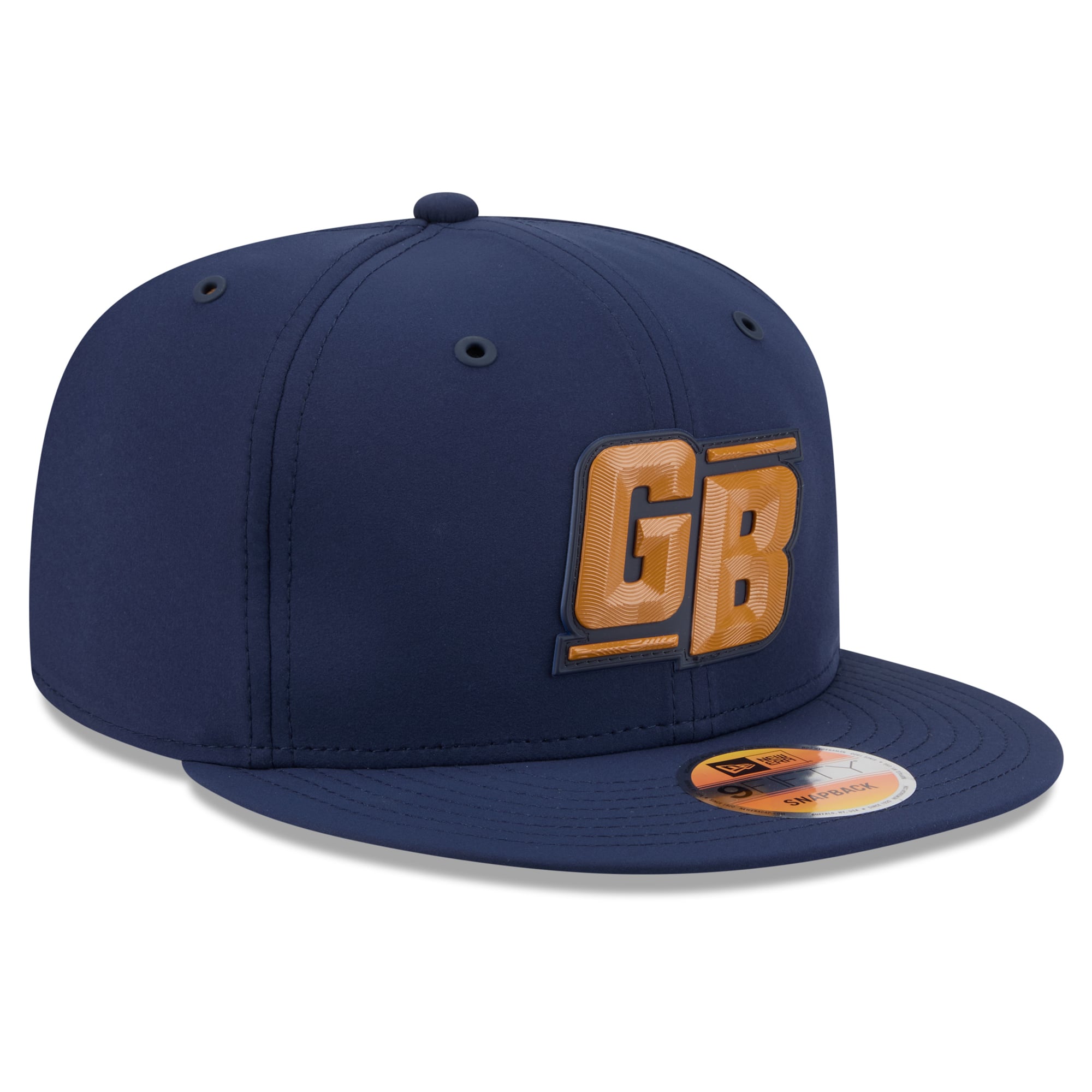 Casquette snapback New Era Green Bay Packers 2026 Sideline Throwback 9FIFTY pour homme