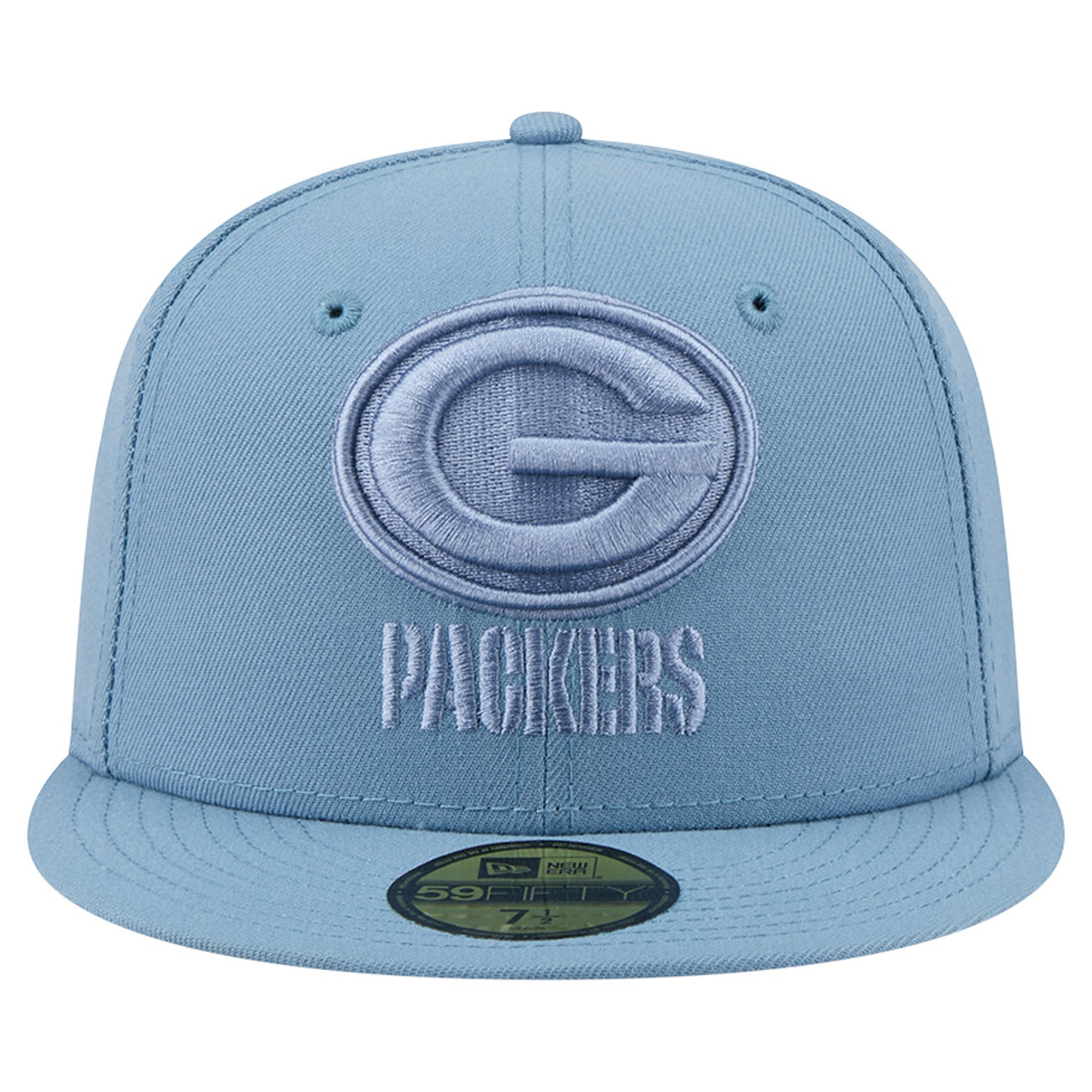 Casquette ajustée New Era Bay Packers vert olive pour homme, modèle 59FIFTY