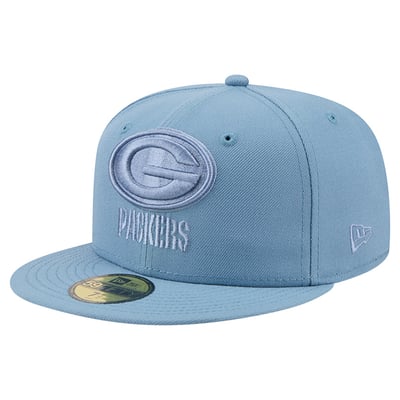 Green Bay Packers New Era Color Pack 59FIFTY Fitted Hat - Blue