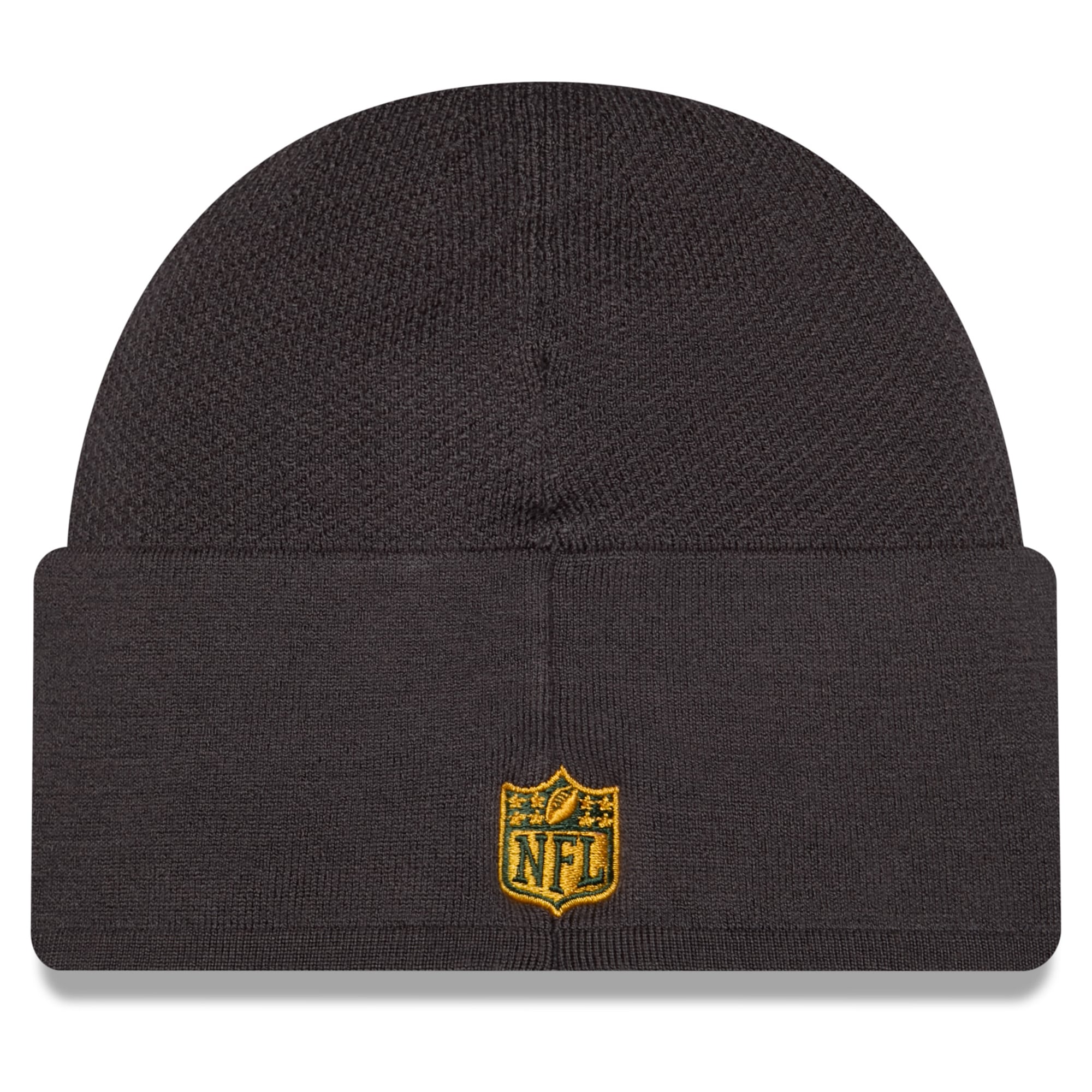 Men's New Era Charcoal Green Bay Packers 2026 Sideline Cold Weather  Skully Knit Hat