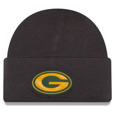 Green Bay Packers New Era 2026 Sideline Cold Weather  Skully Knit Hat - Charcoal
