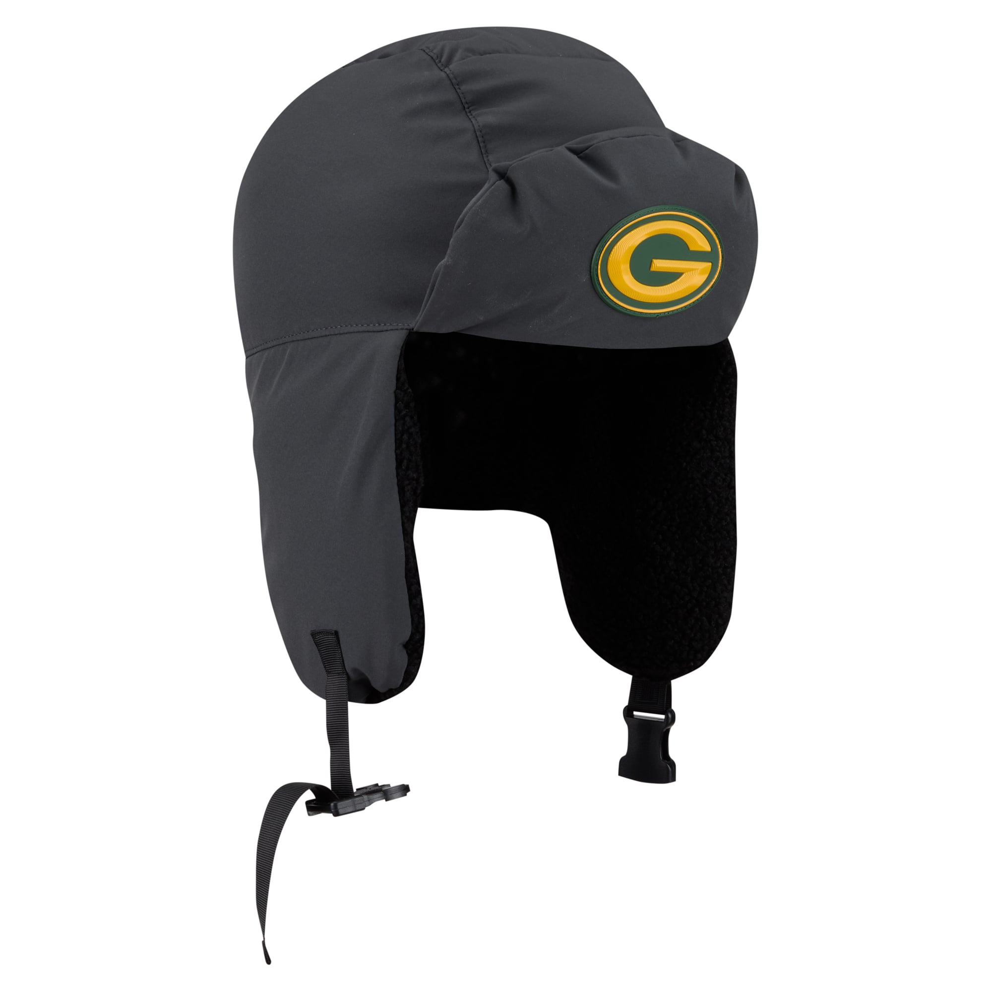 Casquette trappeur New Era anthracite Green Bay Packers 2026 pour homme