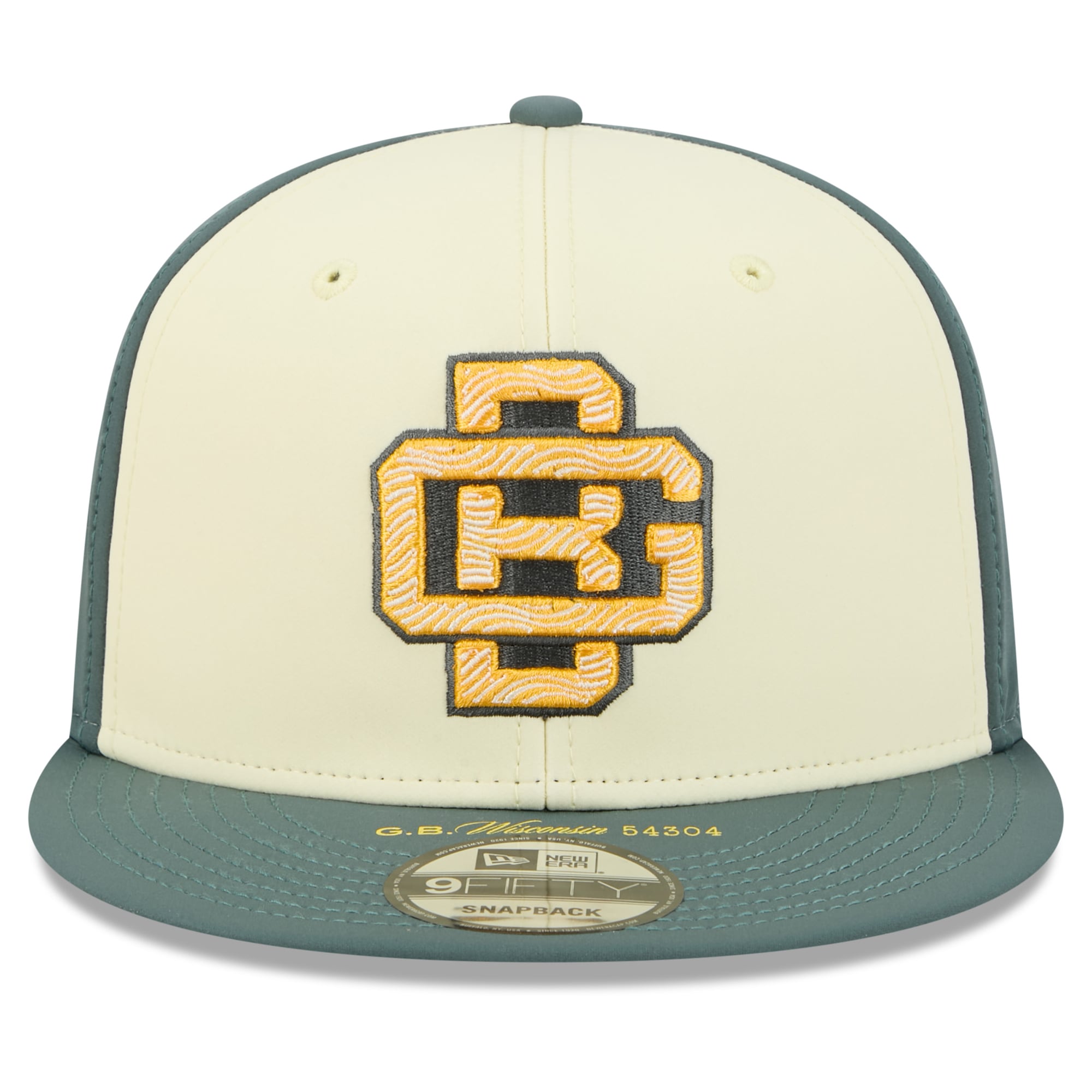 Casquette snapback New Era crème Green Bay Packers Collection 2026 Rivalries pour homme