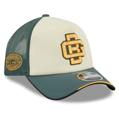 Green Bay Packers New Era 2026 Rivalries Collection 9FORTY Apex Adjustable Hat - Cream