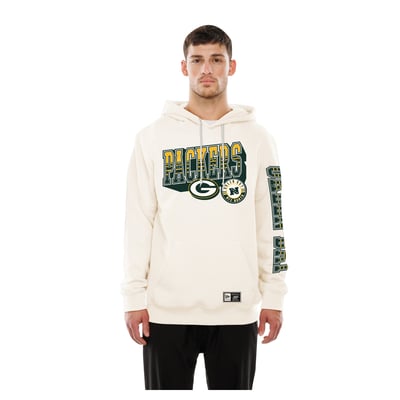  Green Bay Packers New Era Dune Dust Hoodie - Cream