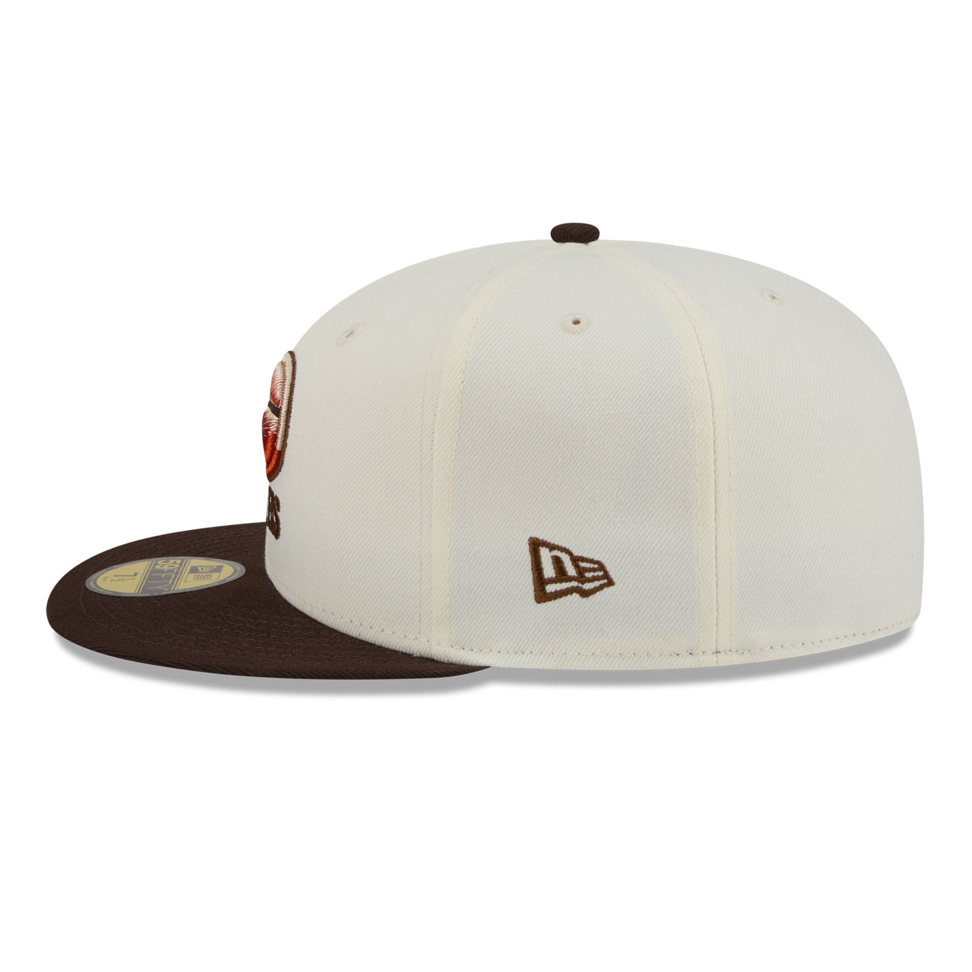 Men's New Era Cream/Brown Green Bay Packers Pumpkin Spice 59FIFTY Fitted Hat