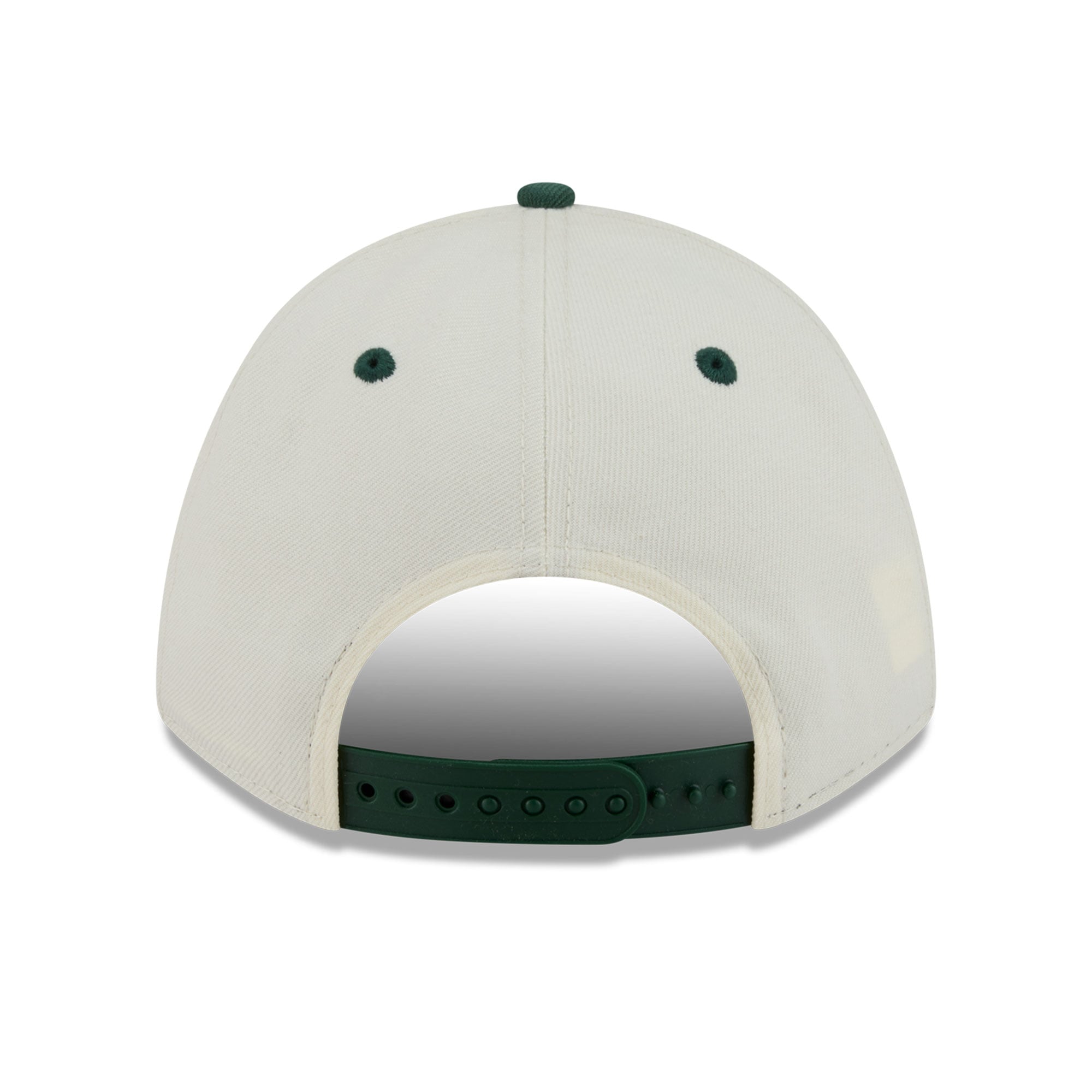 Casquette ajustable New Era crème/verte Green Bay Packers Arch 9FORTY A-Frame M-Crown pour homme