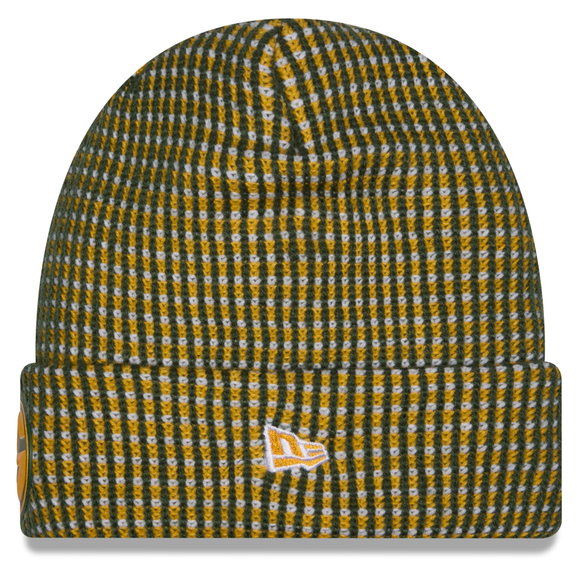 Bonnet à revers New Era Gold Green Bay Packers 2026 pour homme