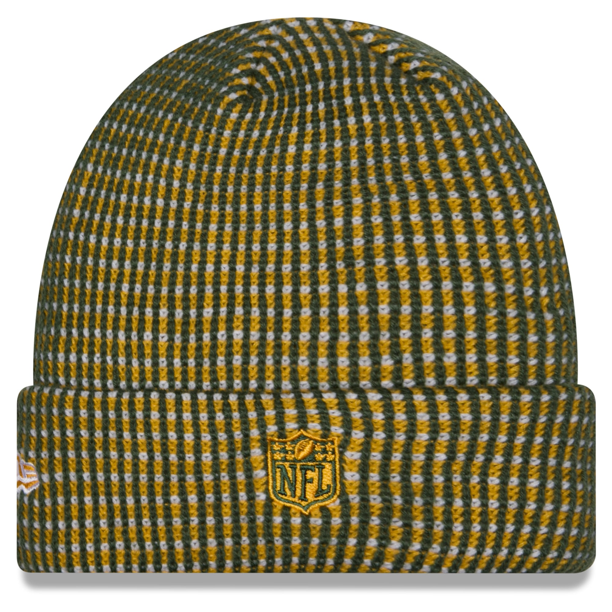 Bonnet à revers New Era Gold Green Bay Packers 2026 pour homme
