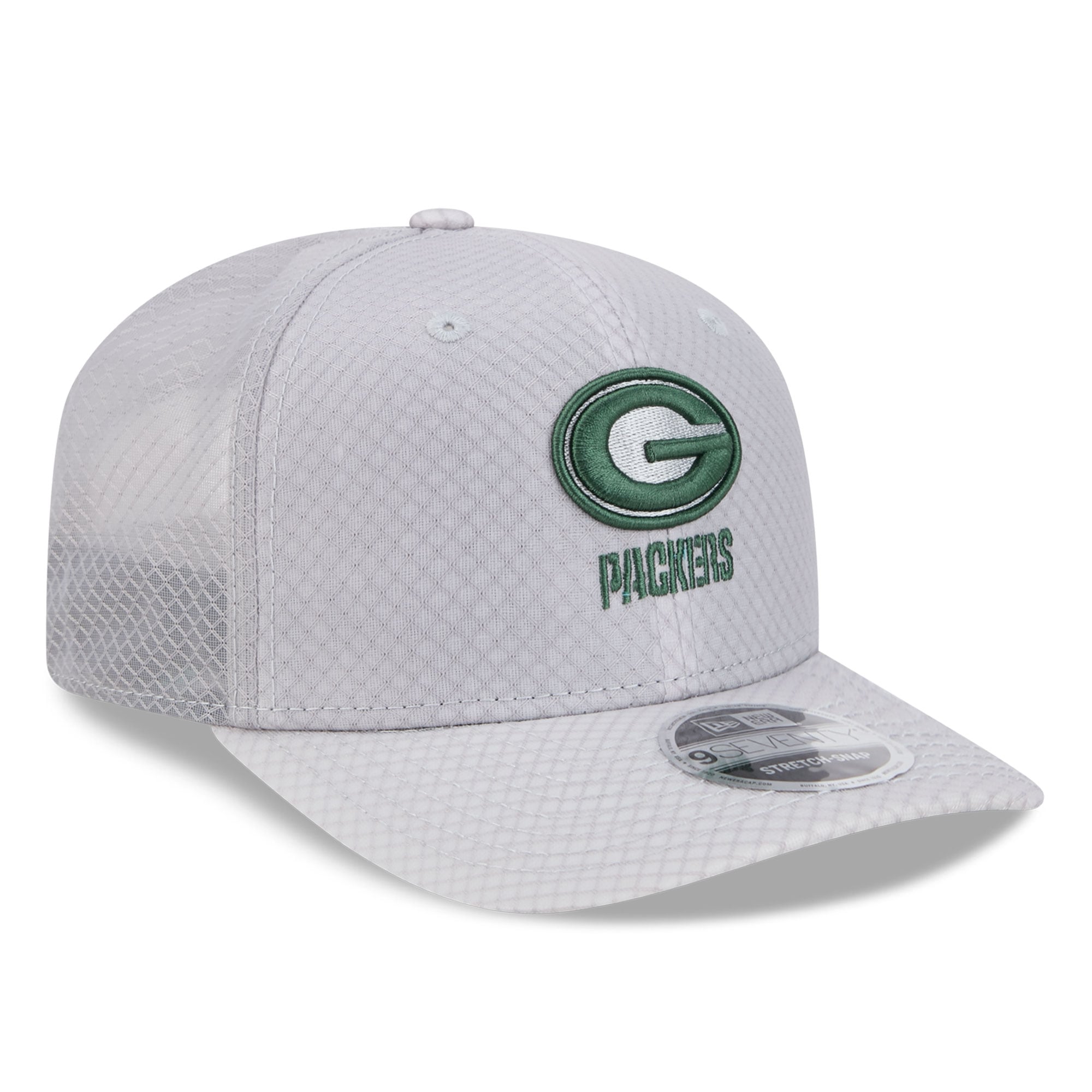 Casquette ajustable New Era Green Bay Packers grise pour homme 9SEVENTY