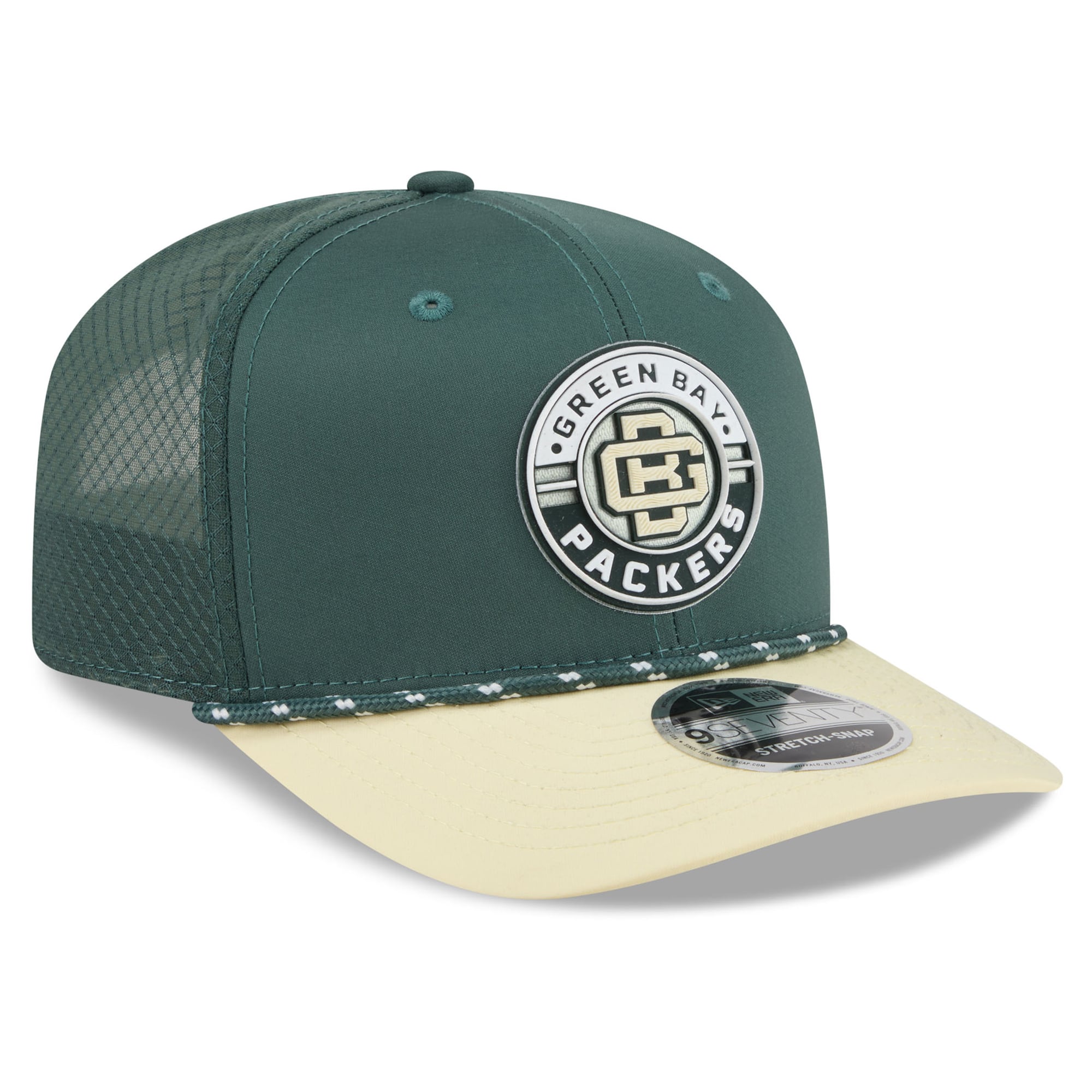 Casquette ajustable New Era Green Bay Packers Collection 2026 Rivalries 9SEVENTY pour homme