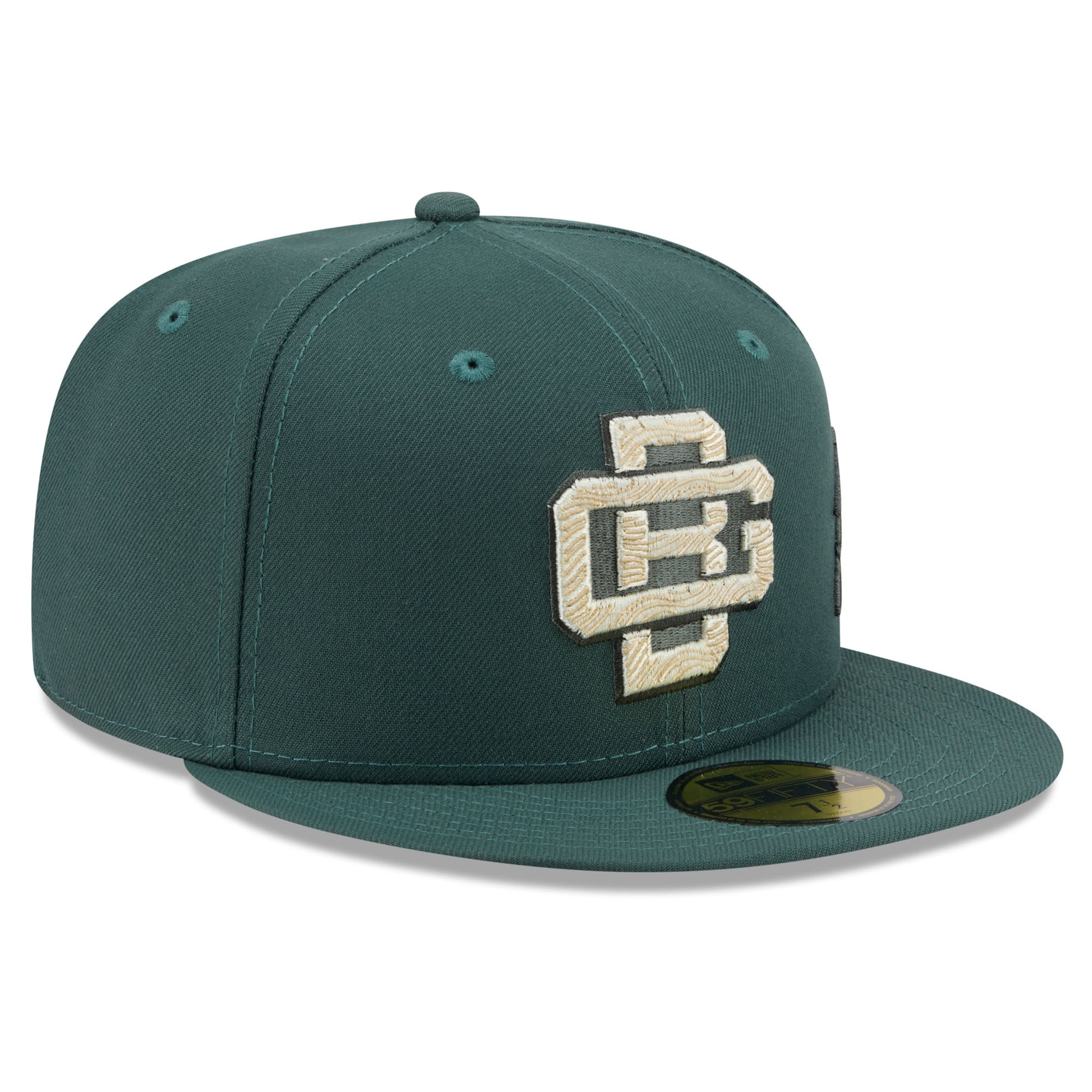 Men's New Era Green Bay Packers 2026 Rivalries Collection Fan Pack Side Script 59FIFTY Fitted Hat
