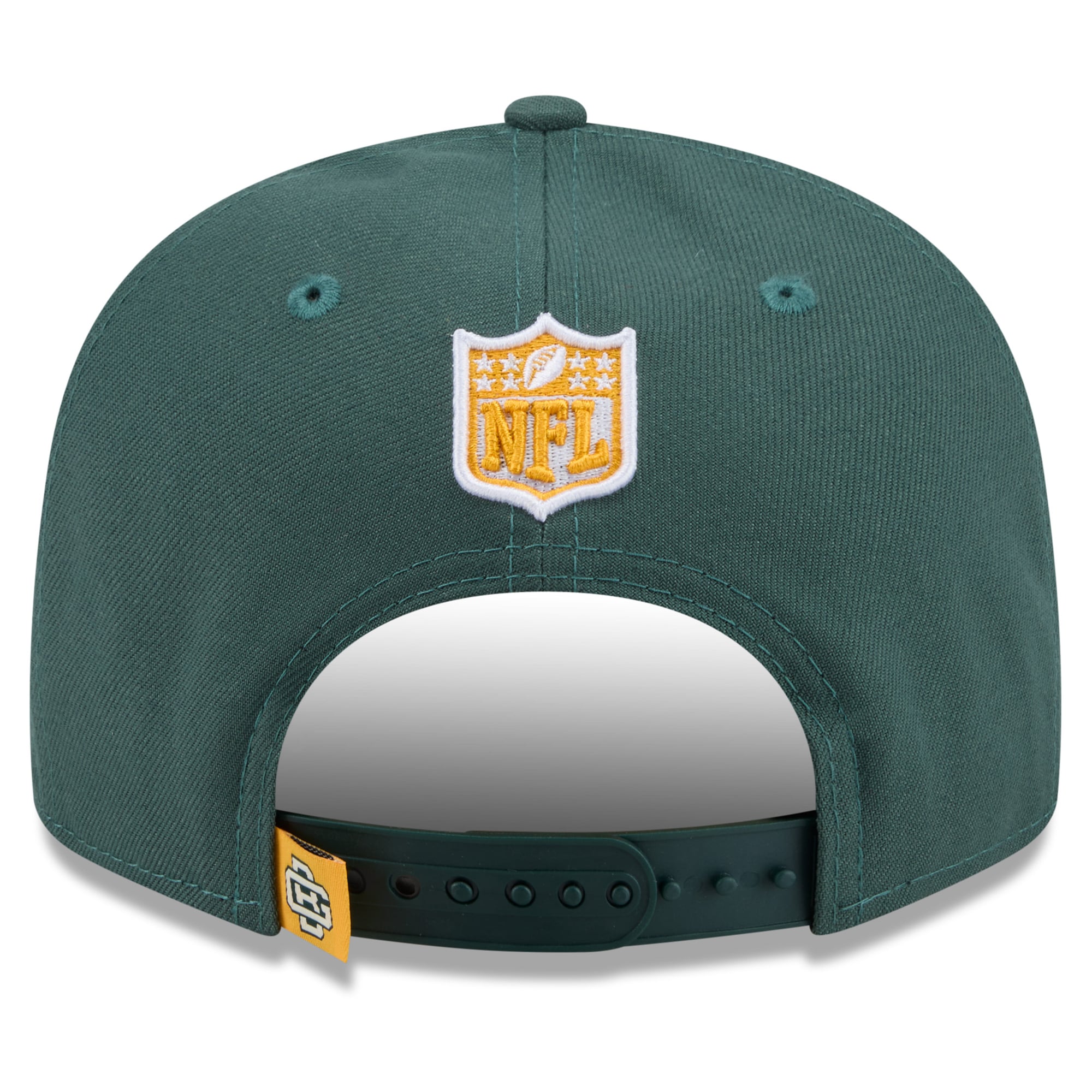 Men's New Era Green Green Bay Packers 2026 Rivalries Collection Split Panel 9FIFTY Snapback Hat