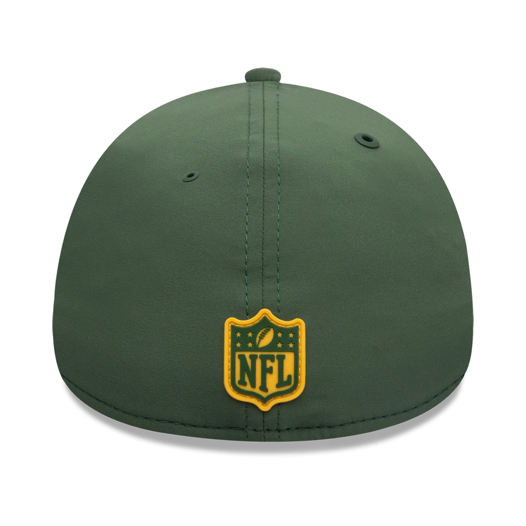 Casquette New Era verte Green Bay Packers 2026 Sideline 39THIRTY M-Crown Flex pour homme