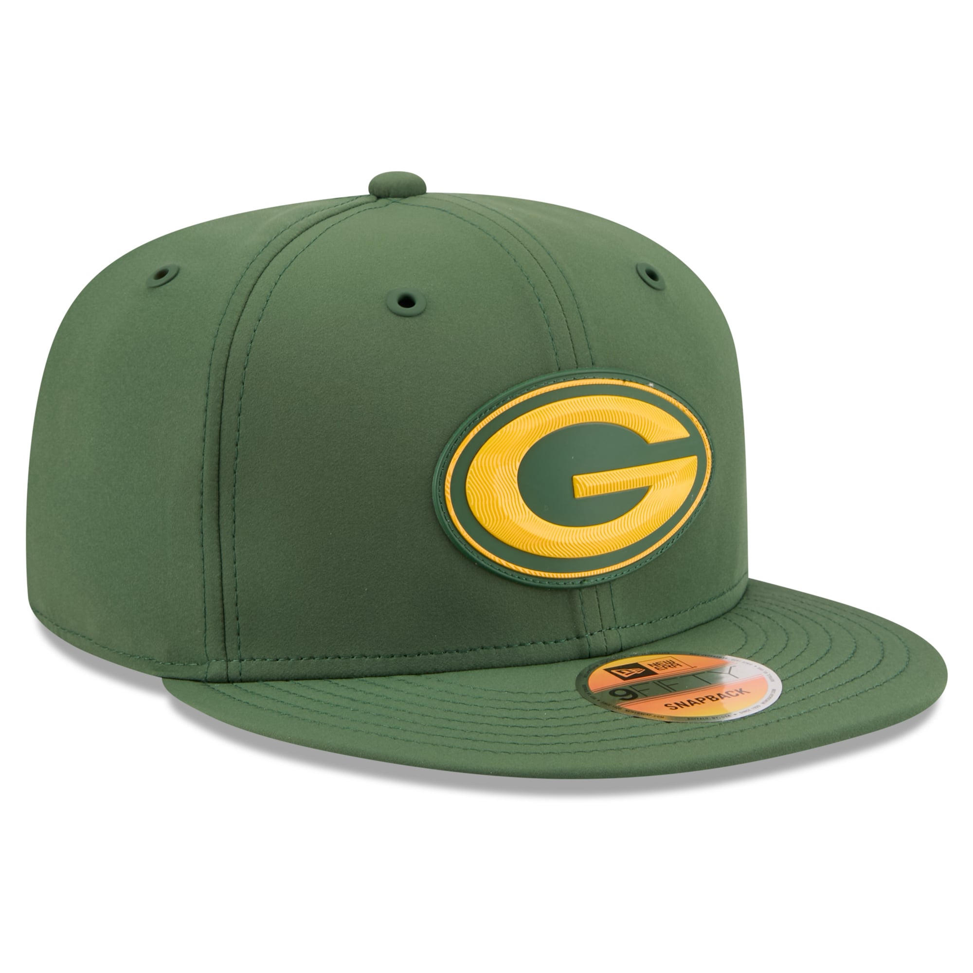 Men's New Era Green Green Bay Packers 2026 Sideline 9FIFTY Snapback Hat