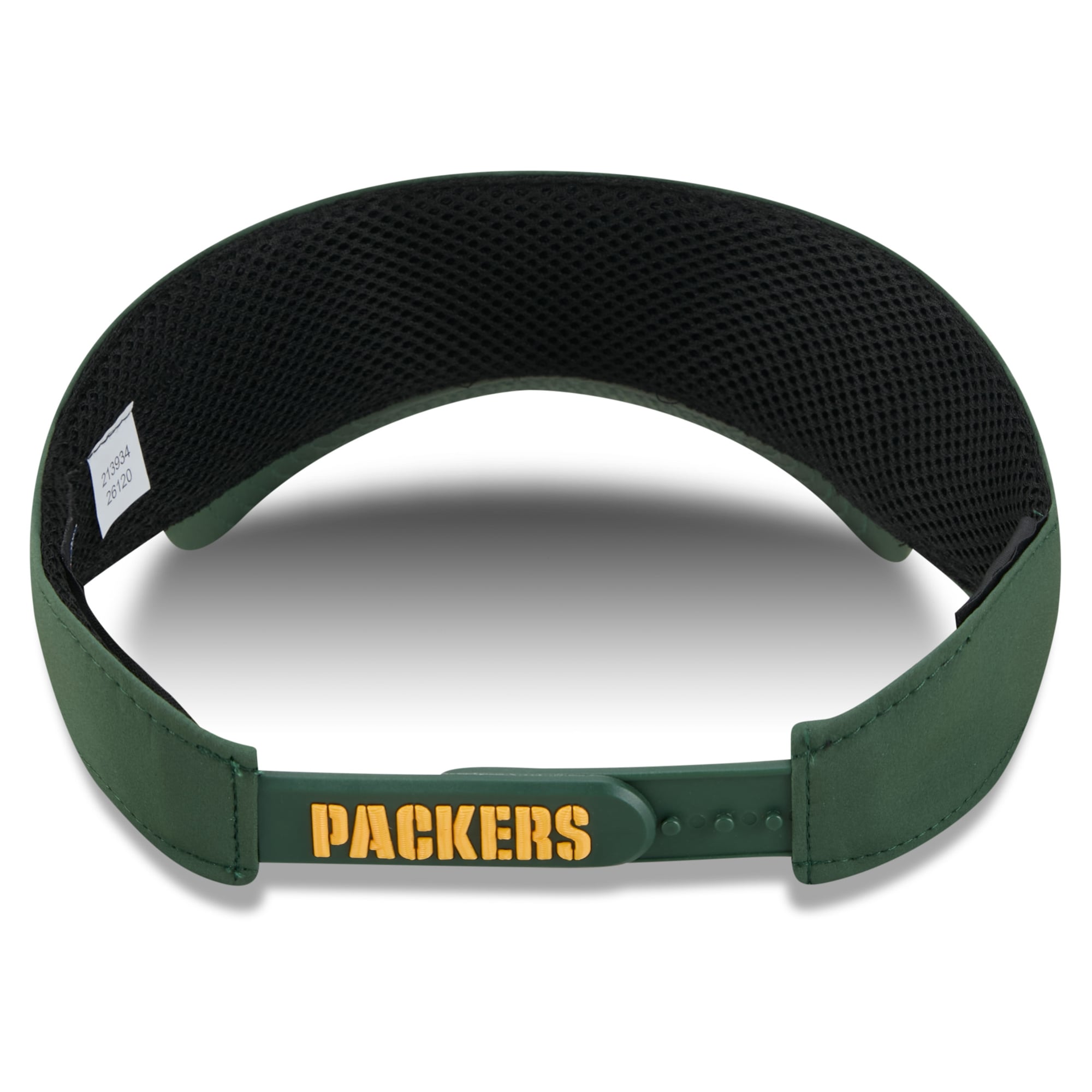 Men's New Era Green Green Bay Packers 2026 Sideline Adjustable Visor