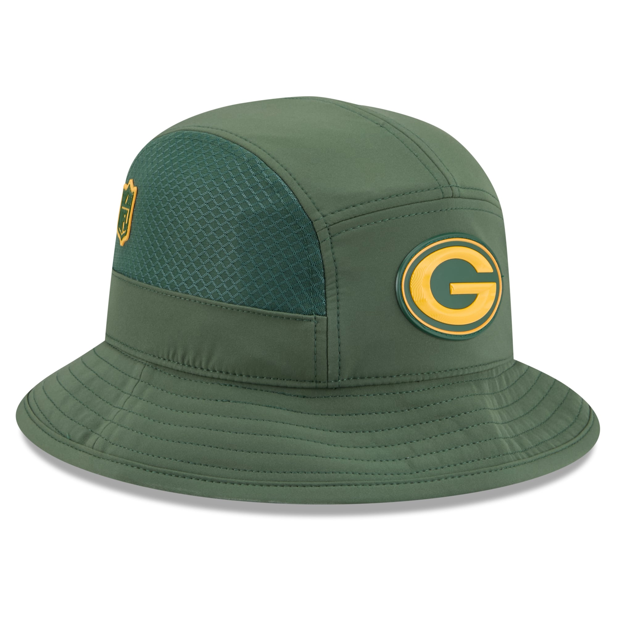 Men's New Era Green Green Bay Packers 2026 Sideline Bucket Hat