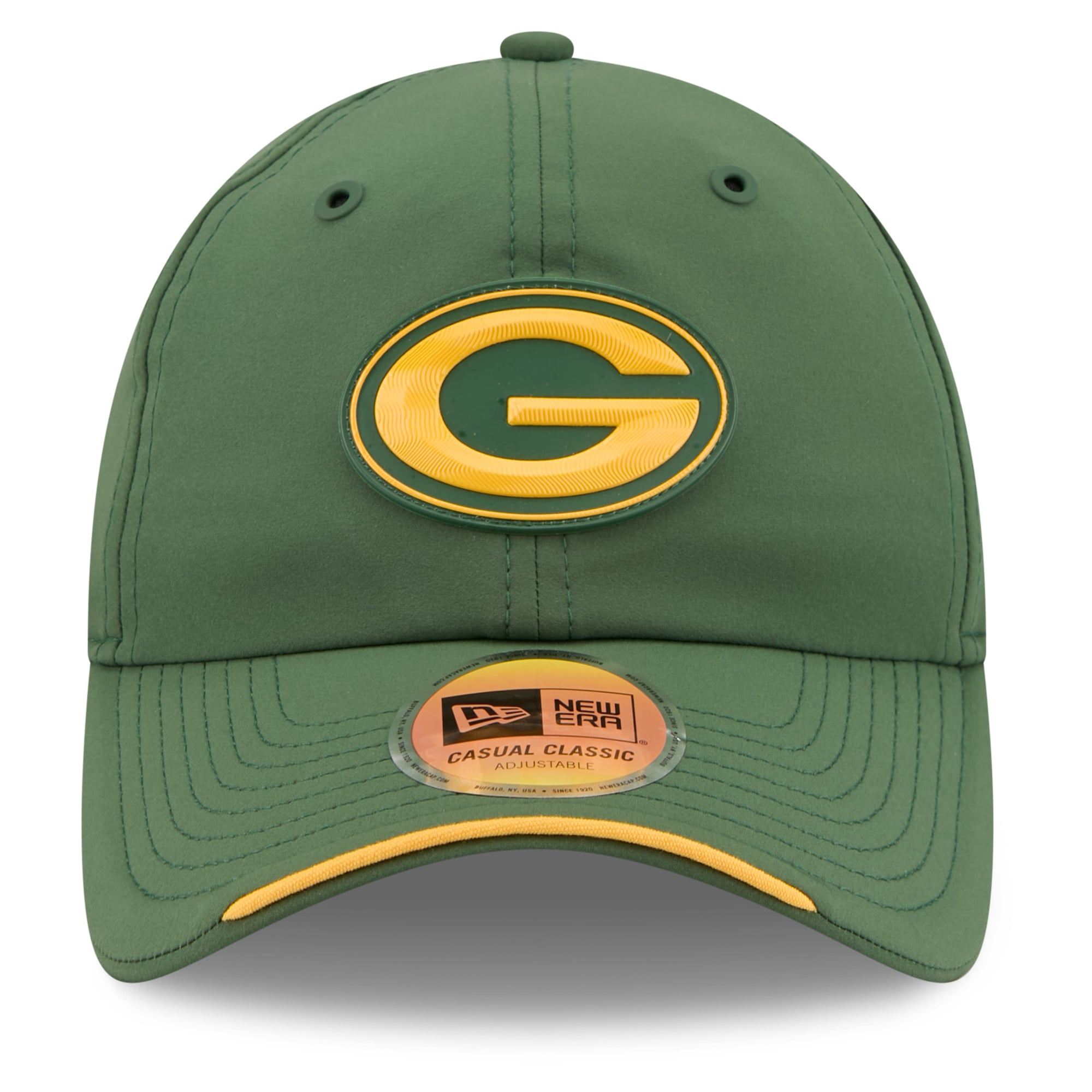 Men's New Era Green Green Bay Packers 2026 Sideline Casual Classic Adjustable Hat