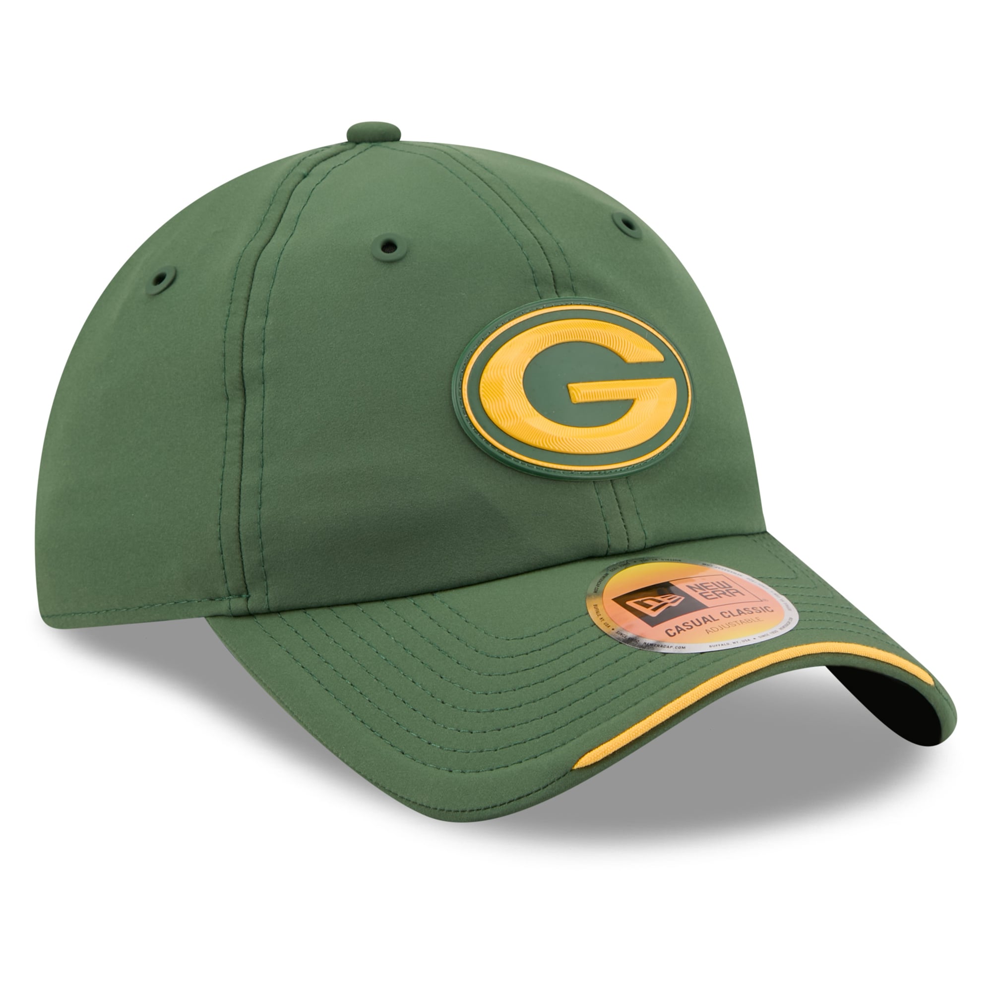 Men's New Era Green Green Bay Packers 2026 Sideline Casual Classic Adjustable Hat
