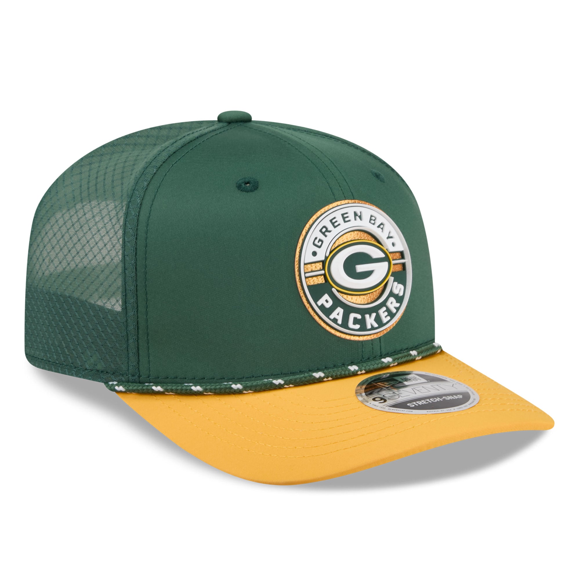 Casquette ajustable New Era Green Bay Packers Game 9SEVENTY pour homme