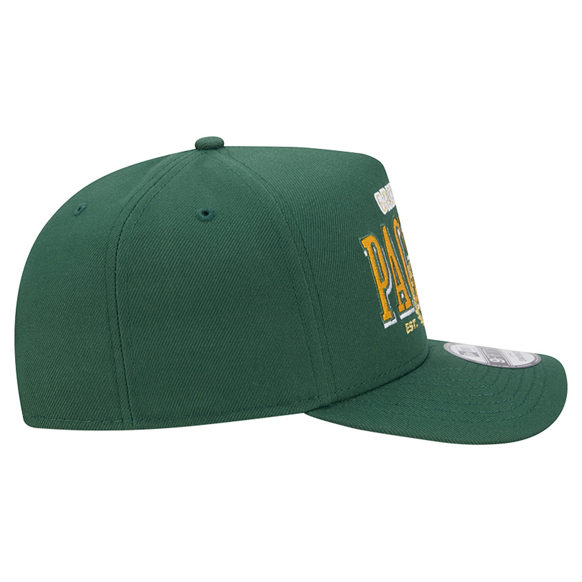 Casquette snapback New Era Green Bay Packers Laurel A-Frame 9FIFTY pour homme