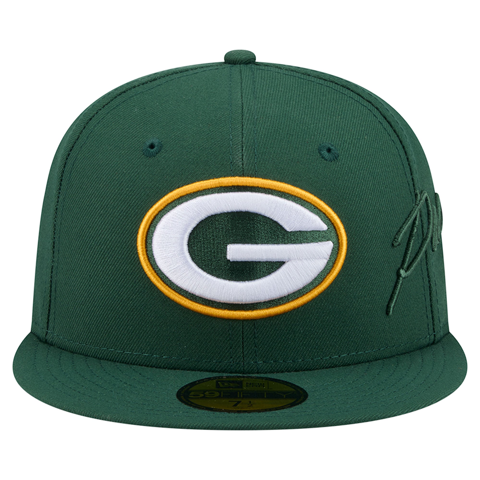 Casquette ajustée New Era Green Bay Packers 59FIFTY pour homme