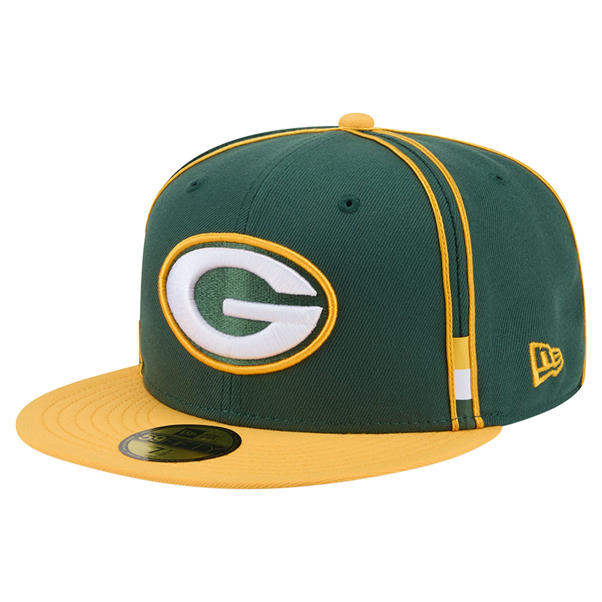 Men's New Era Green Bay Packers Soutache 59FIFTY Fitted Hat