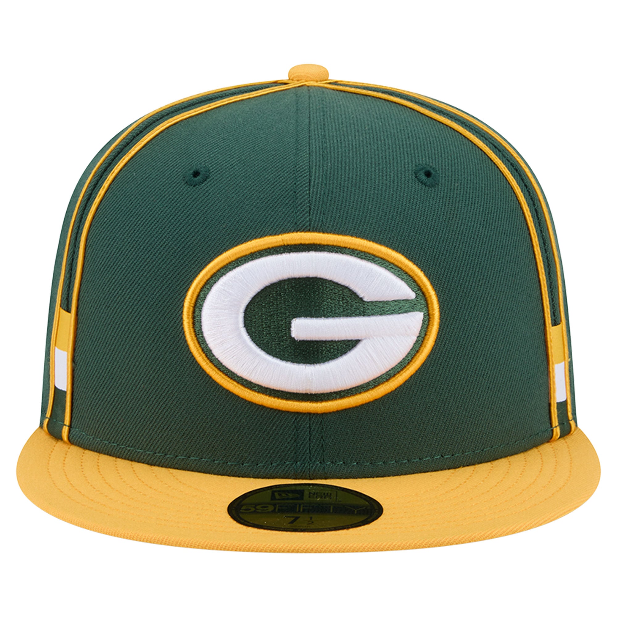 Men's New Era Green Bay Packers Soutache 59FIFTY Fitted Hat