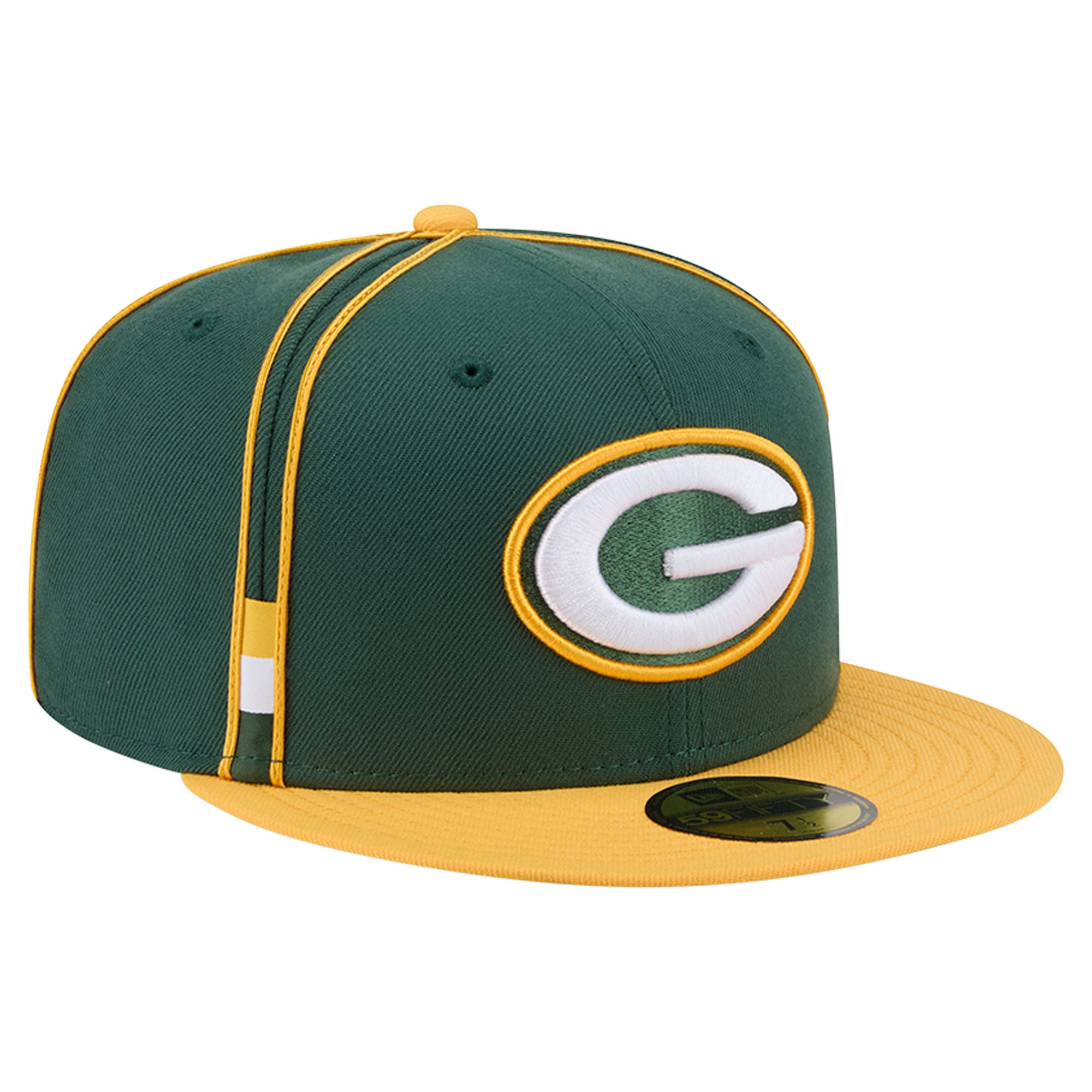 Men's New Era Green Bay Packers Soutache 59FIFTY Fitted Hat