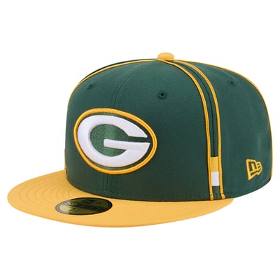 Green Bay Packers New Era Soutache 59FIFTY Fitted Hat - Green
