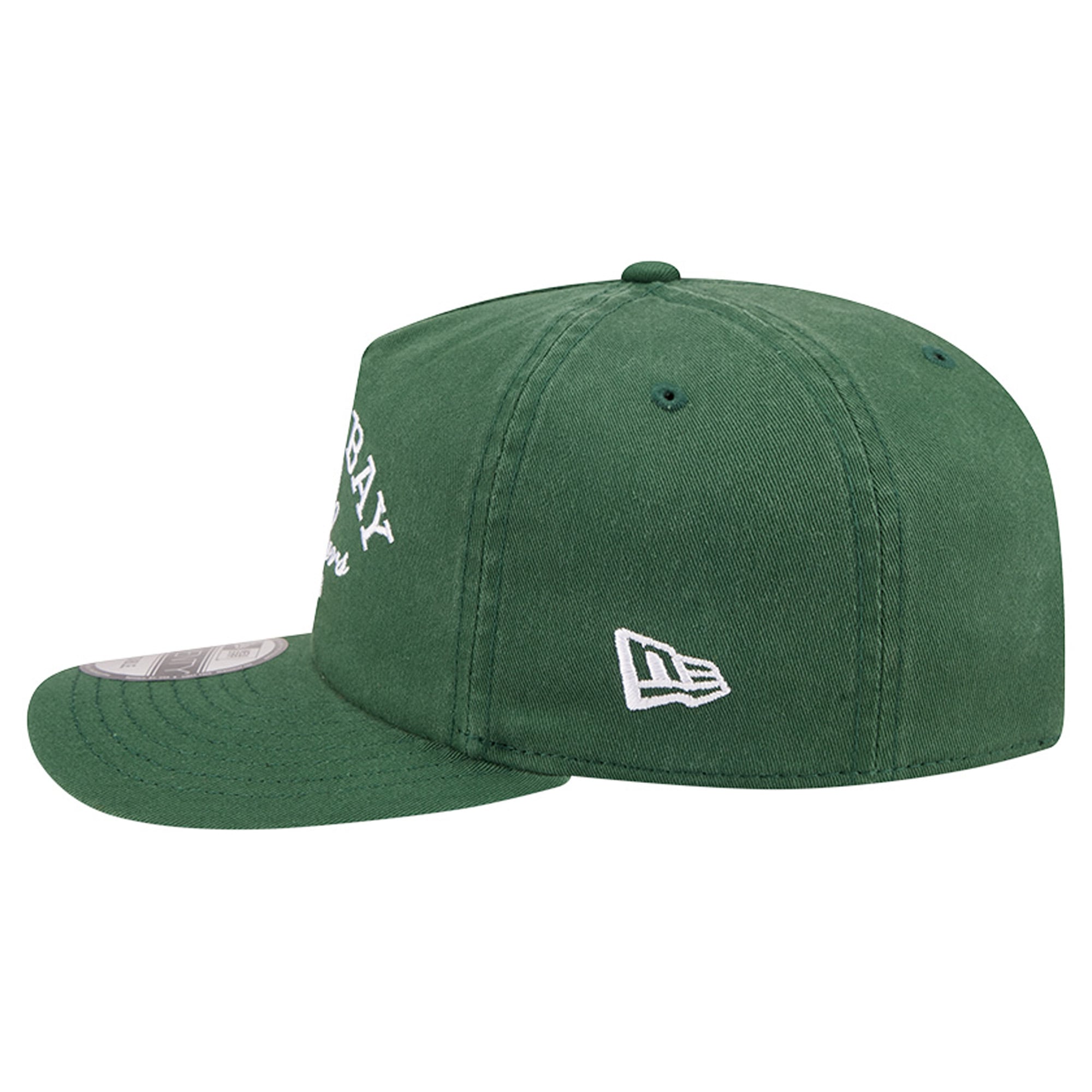 Casquette ajustable New Era verte Green Bay Packers Stacked 19TWENTY pour homme