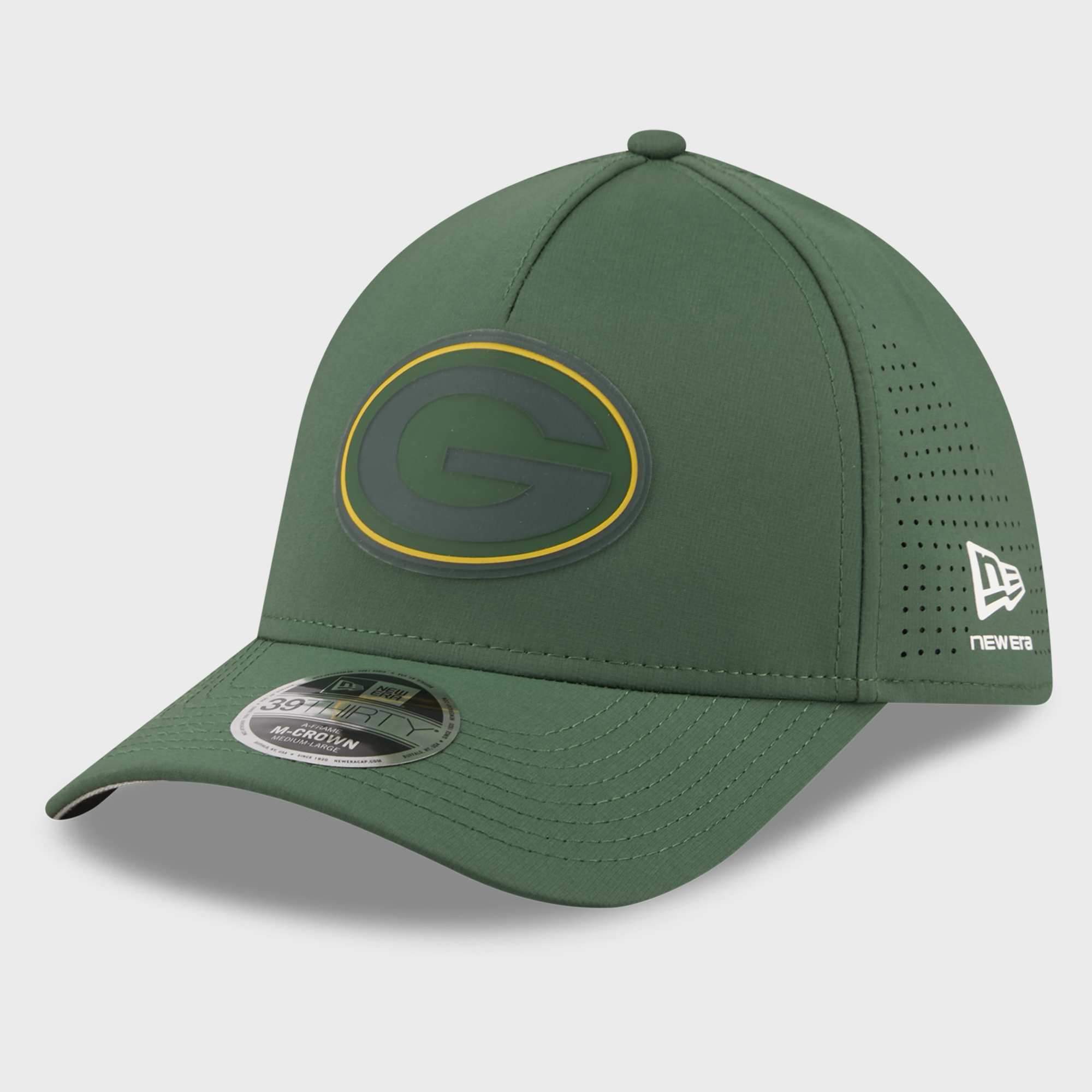 Casquette New Era Green Bay Packers Tonal 39THIRTY A-Frame Flex pour homme