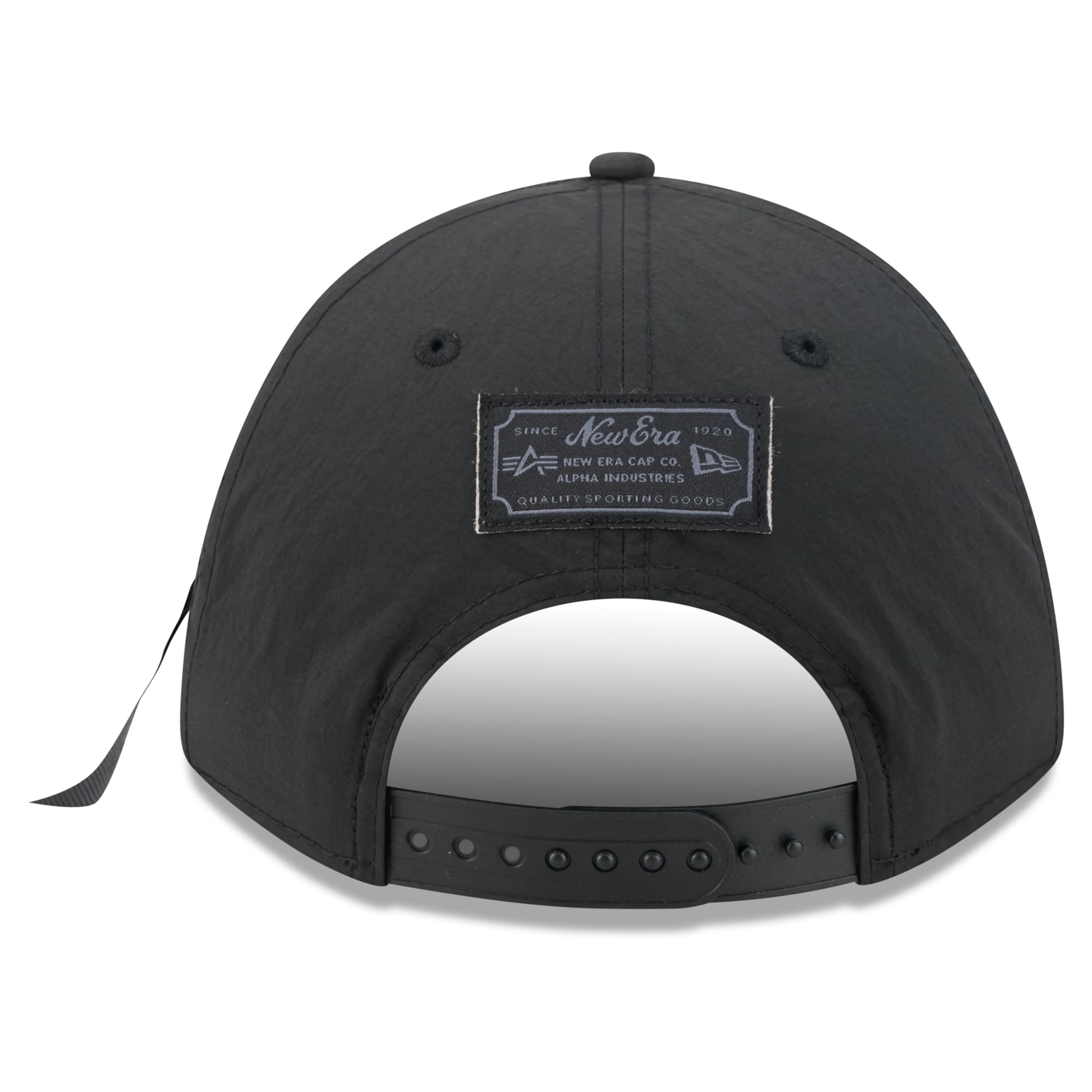 Casquette ajustable New Era x Alpha Industries Green Bay Packers A-Frame 9FORTY noire pour homme