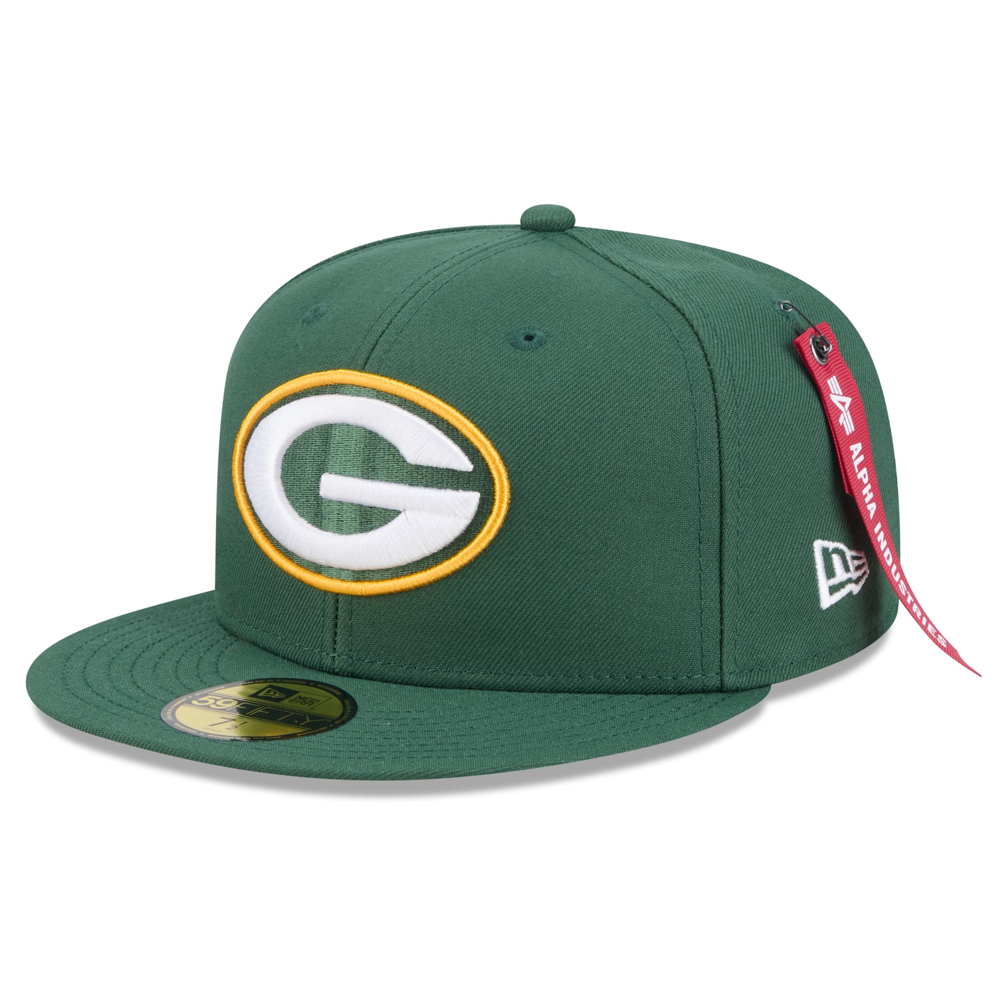 Casquette ajustée New Era x Alpha Industries Green Bay Packers 59FIFTY pour homme