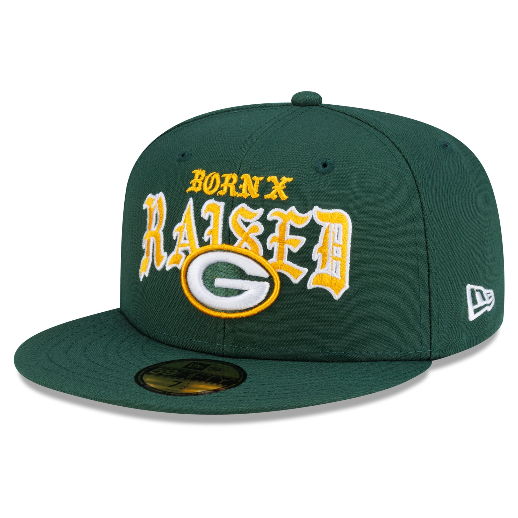 Casquette ajustée New Era x Born Raised Green Bay Packers 59FIFTY pour homme