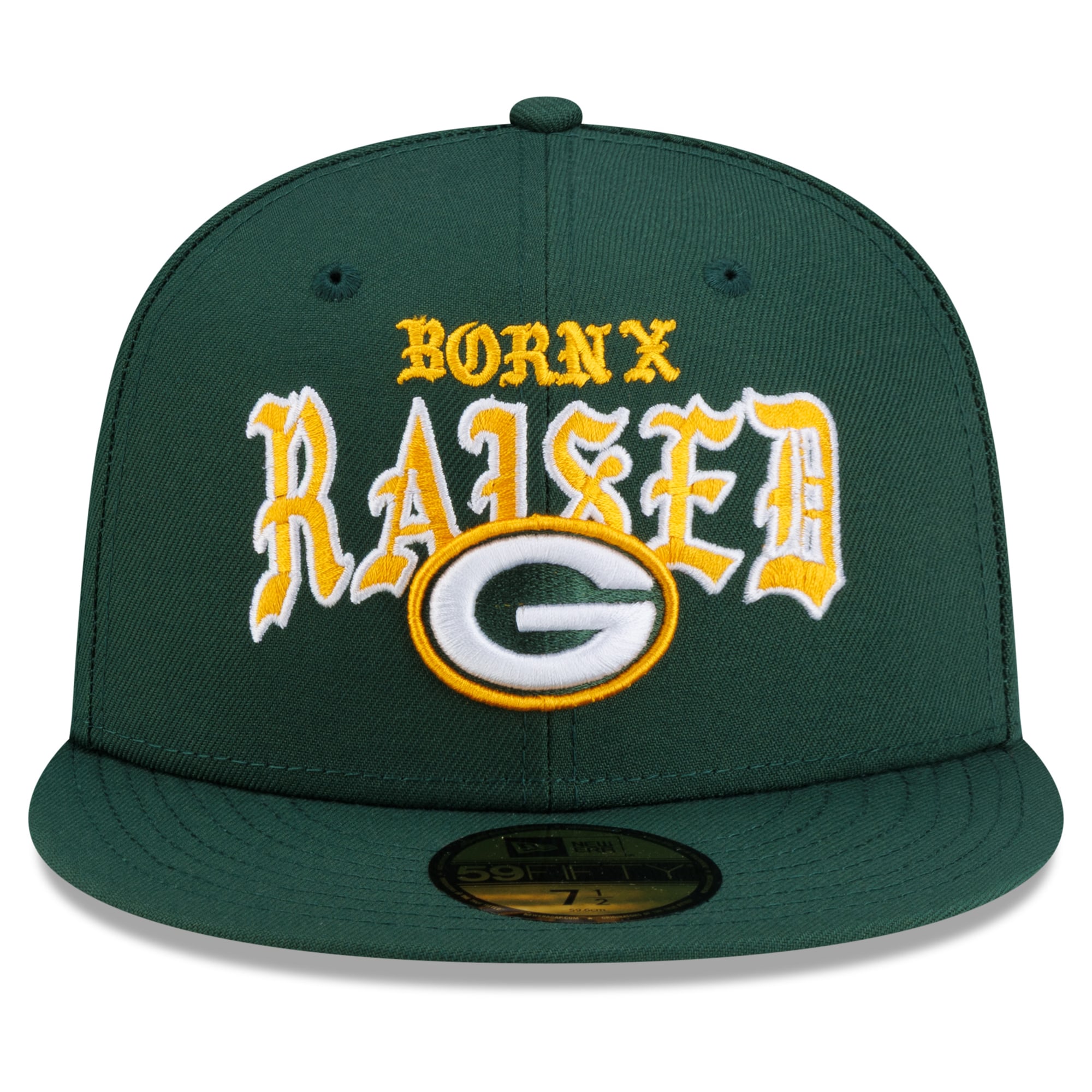 Casquette ajustée New Era x Born Raised Green Bay Packers 59FIFTY pour homme