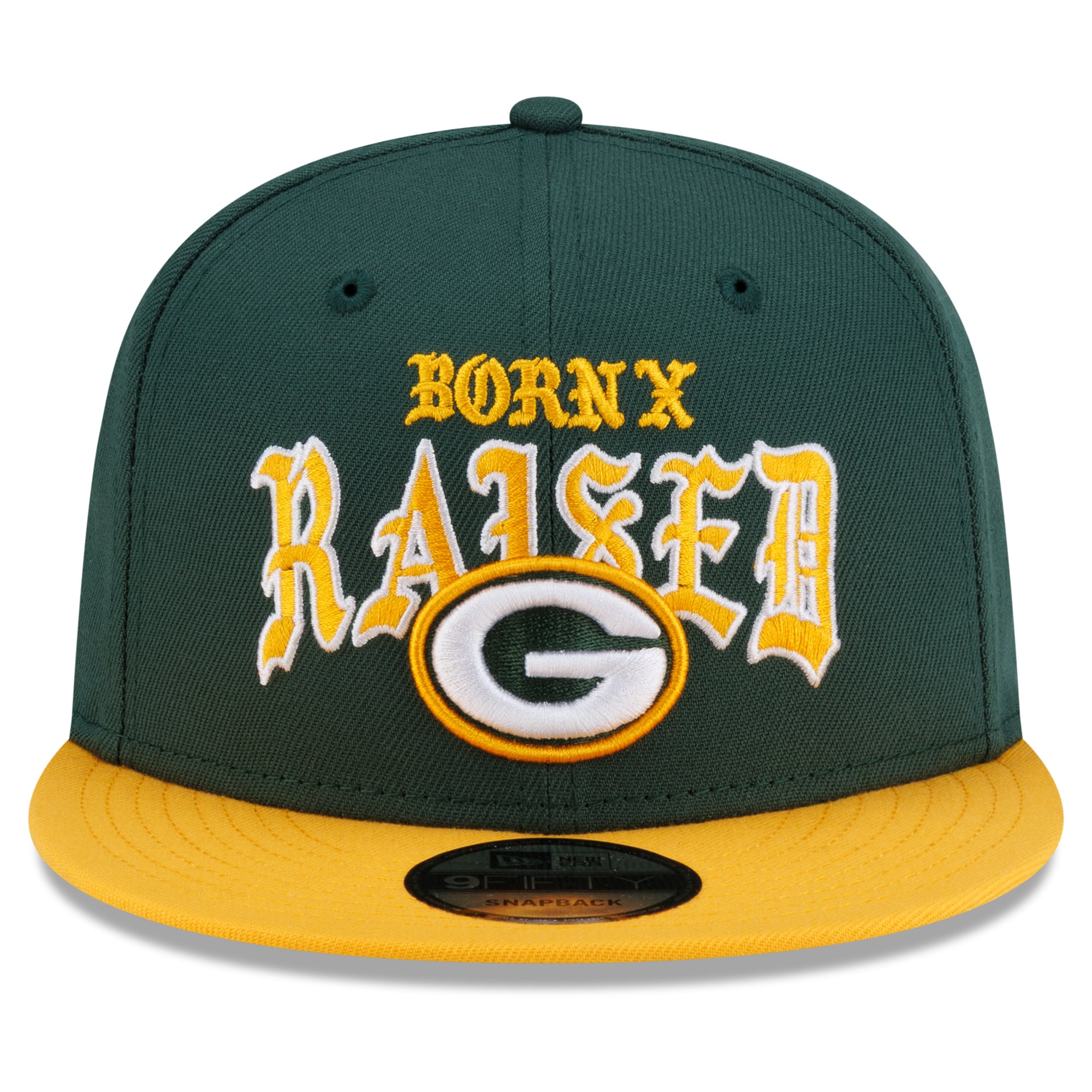 Casquette snapback New Era x Born x Raised Green Bay Packers 9FIFTY pour homme