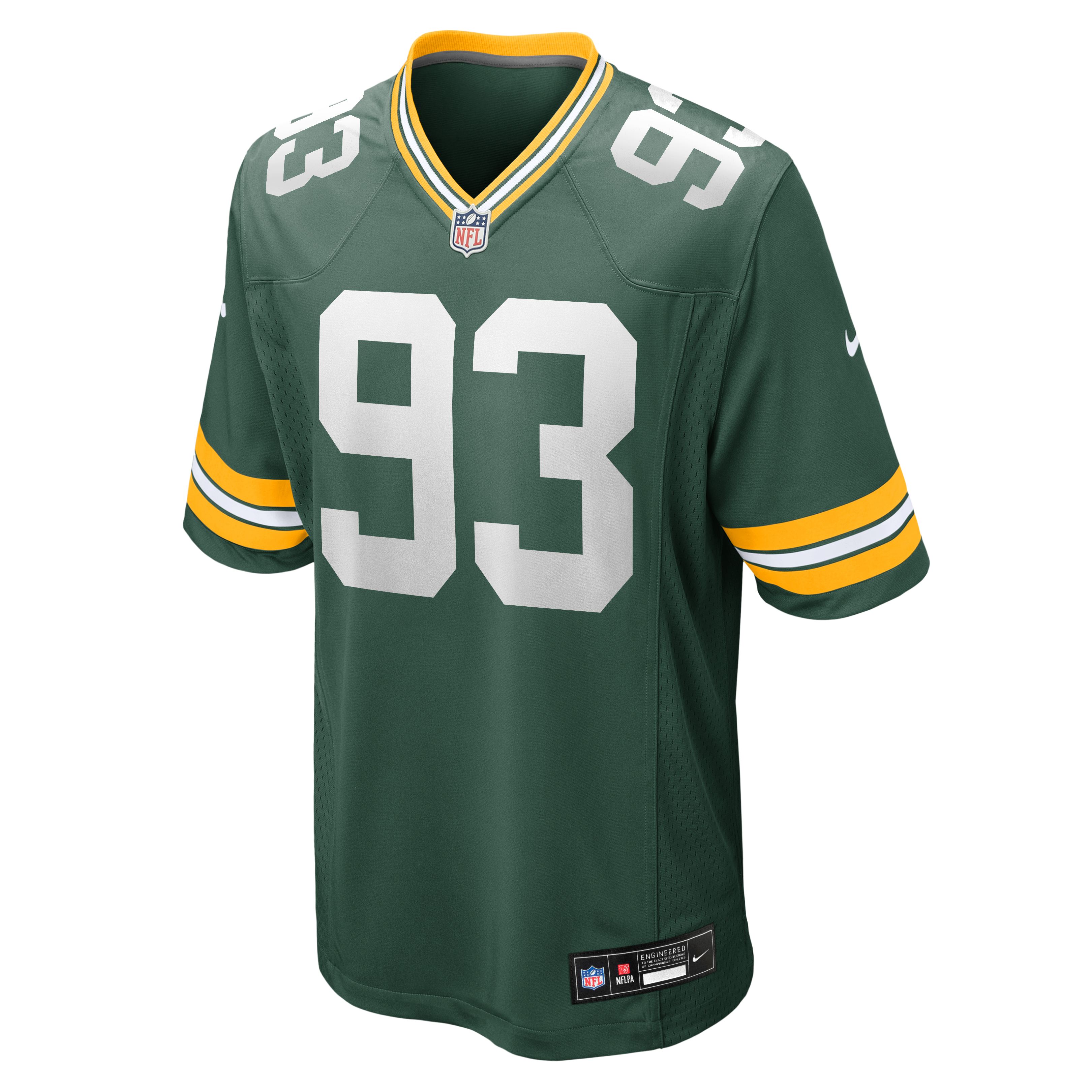 Men's Nike Anthony Campbell Green Bay Packers Team Game Jersey